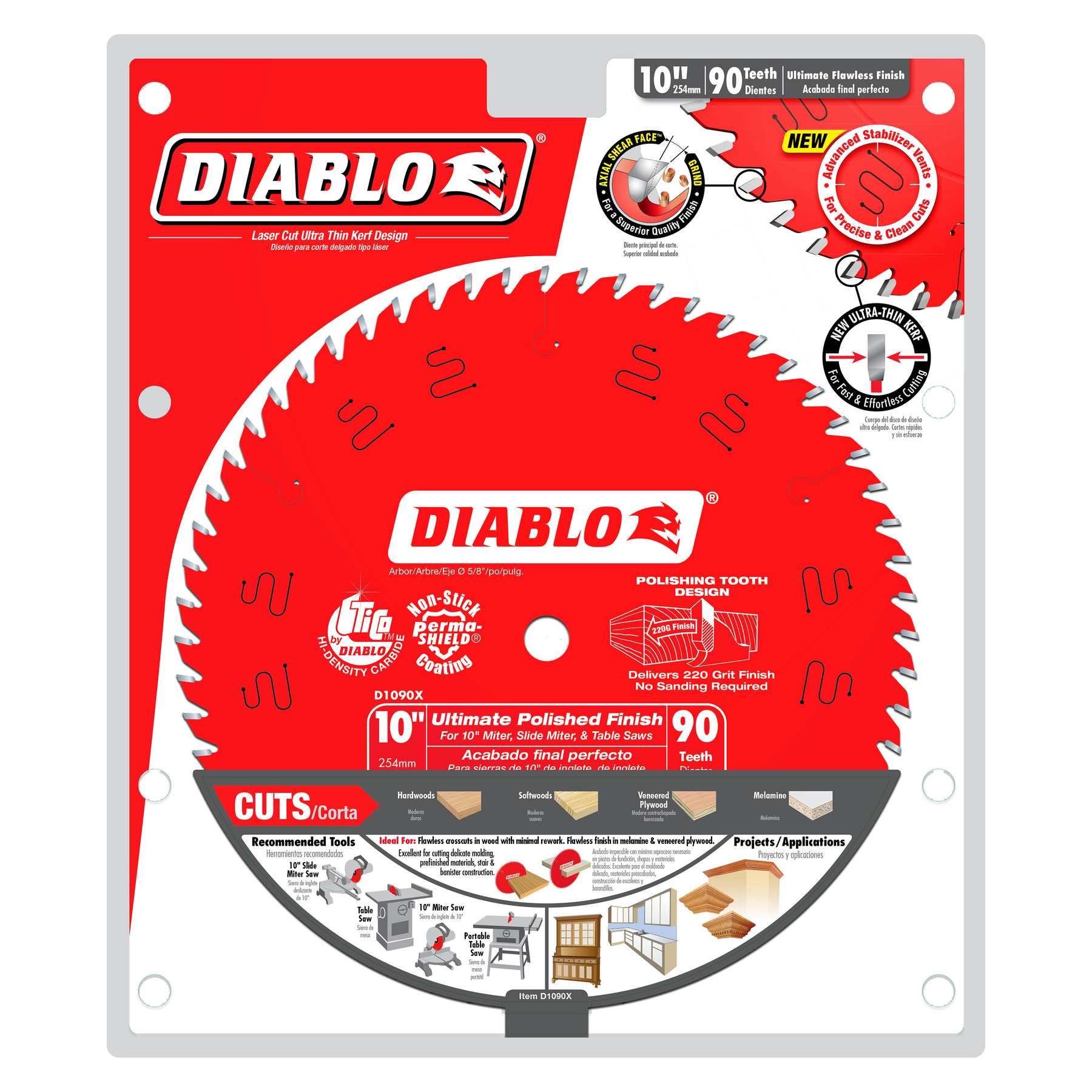 Diablo Ultimate Polished Finish Saw Blade