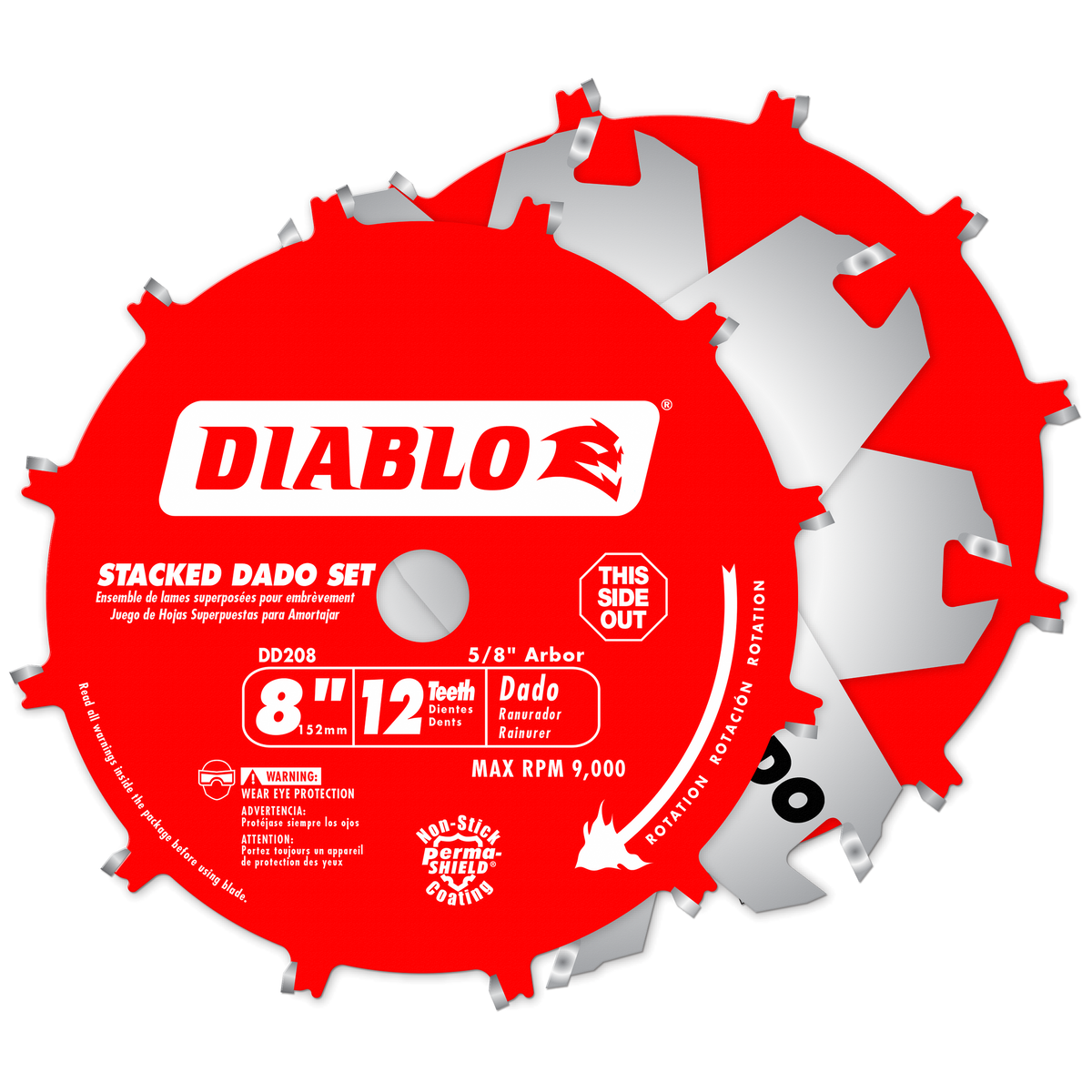 Diablo Carbide Stacked Dado Saw Blade Set