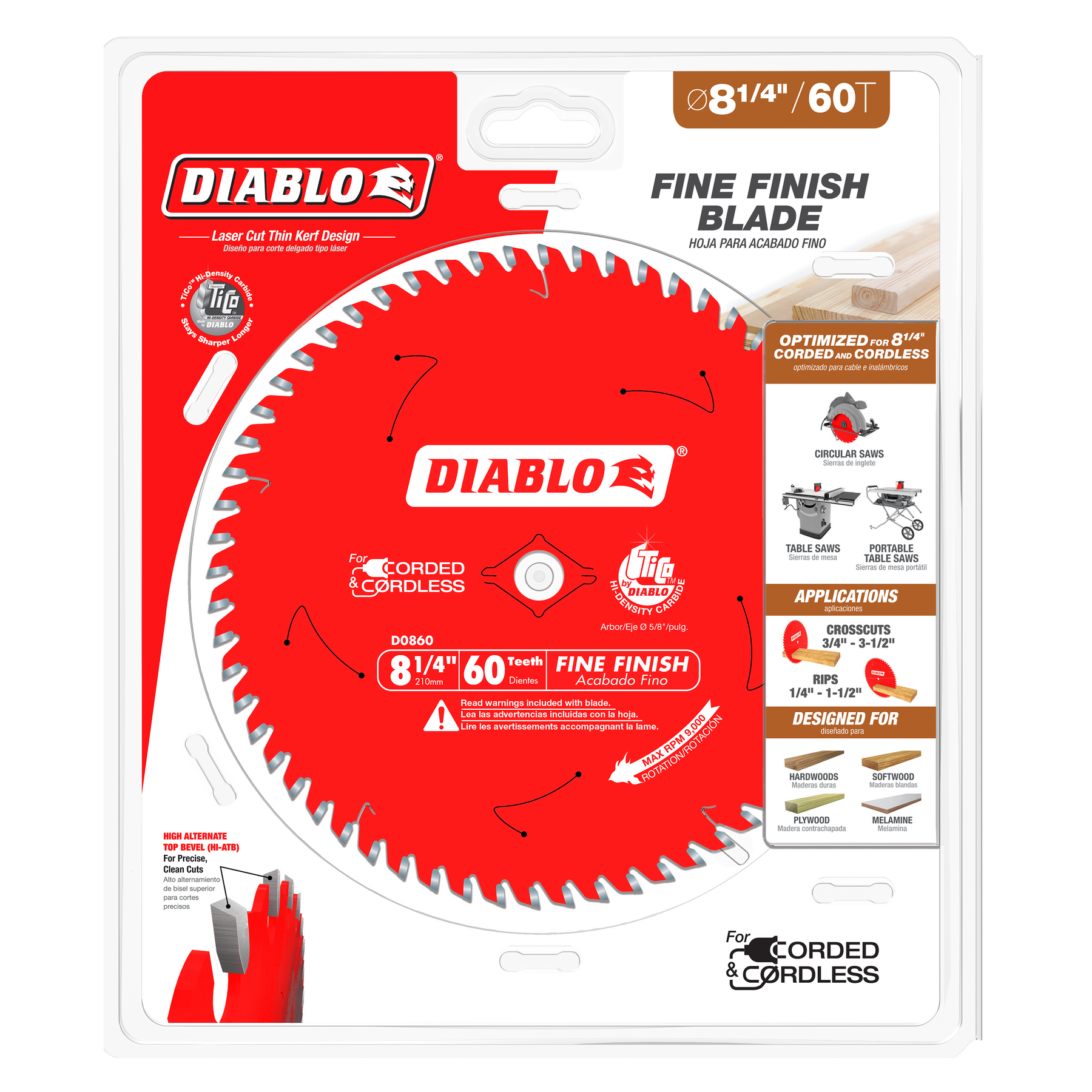 Diablo Fine Finish Saw Blade