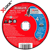 Diablo Metal Cut-Off Disc for X-Lock and All Grinders
