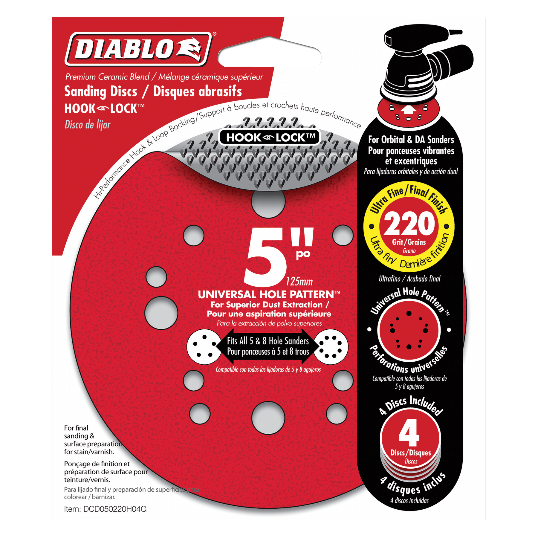 Diablo 5 in. ROS Hook & Lock™ Discs