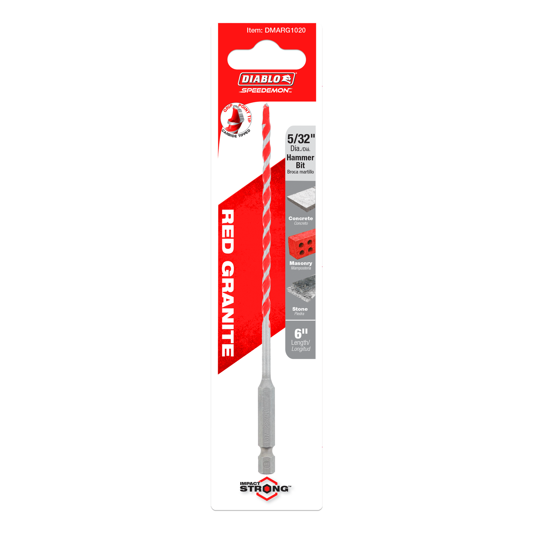 Diablo SPEEDemon™ Red Granite Carbide Tipped Hammer Drill Bit