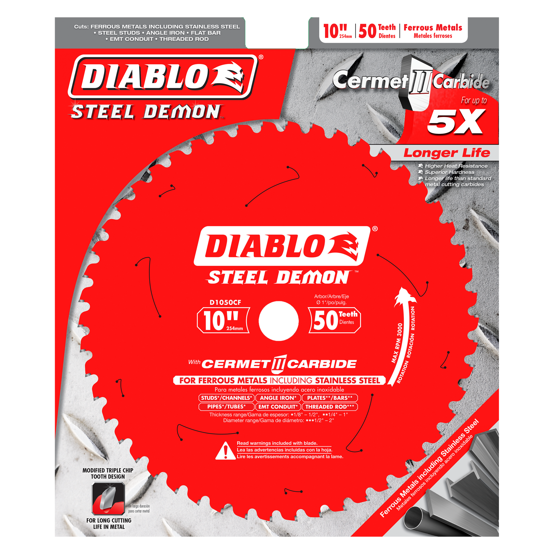 Diablo Steel Demon Carbide-Tipped Saw Blade for Medium Metal