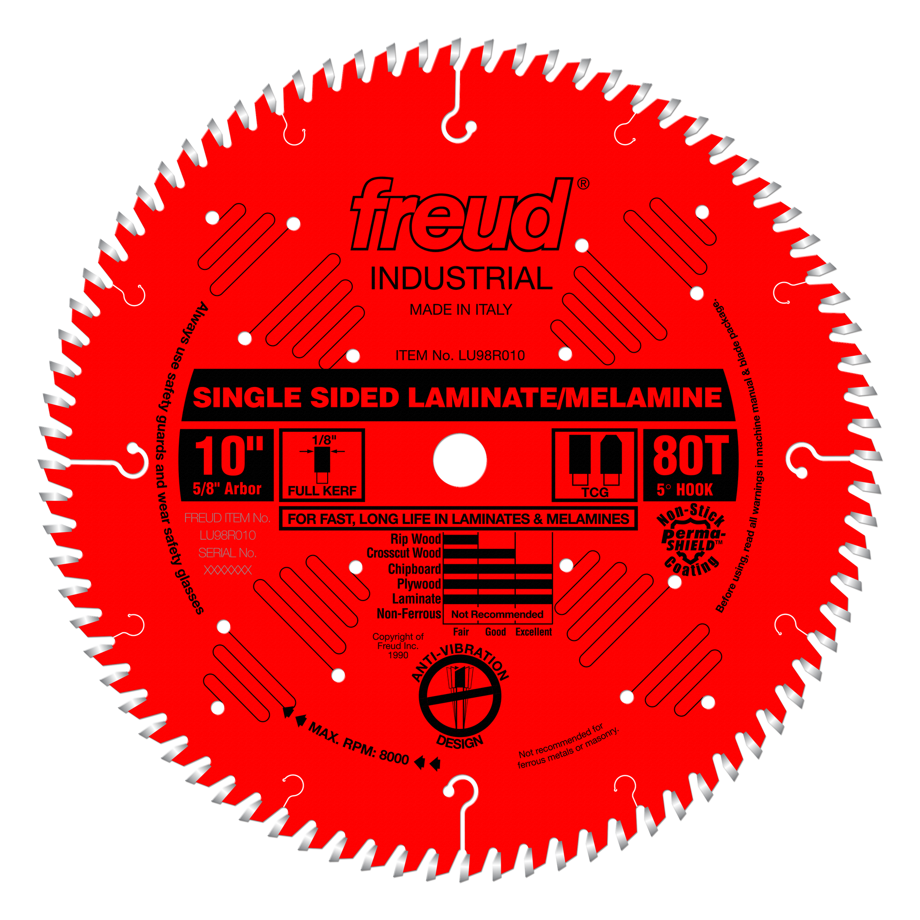 Freud Single Sided Laminate/Melamine Saw Blades