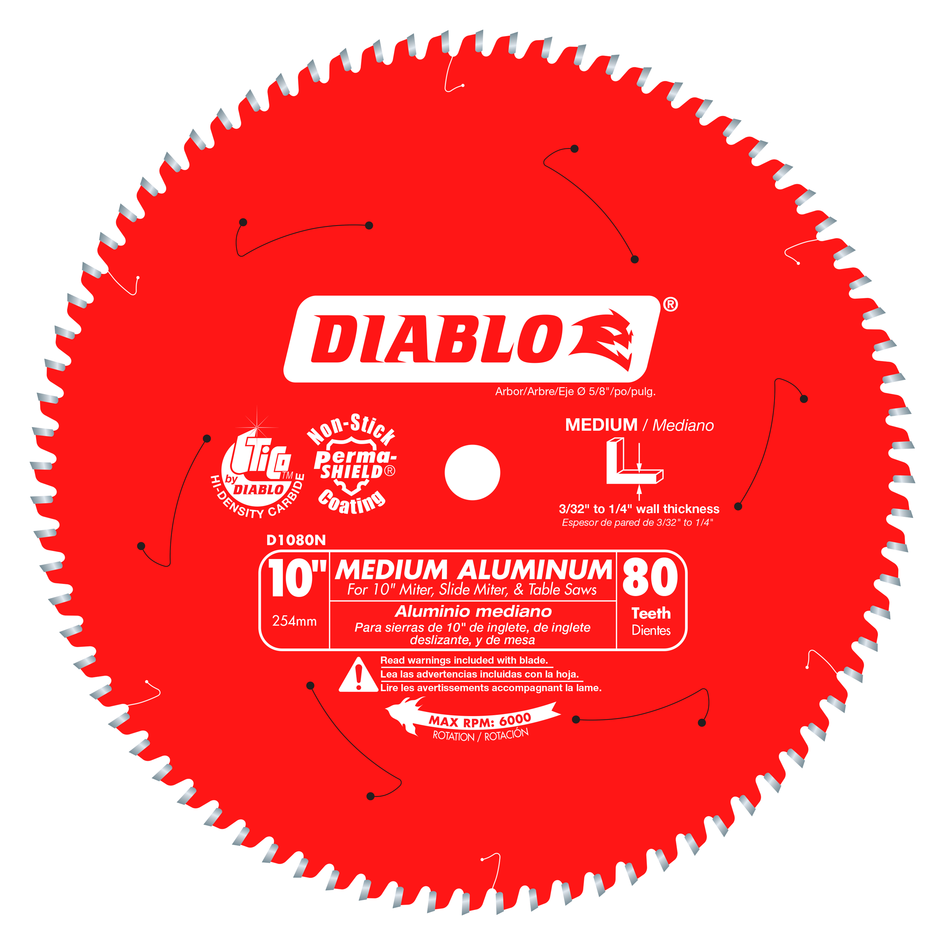 Diablo Medium Aluminum Saw Blade JMP Wood