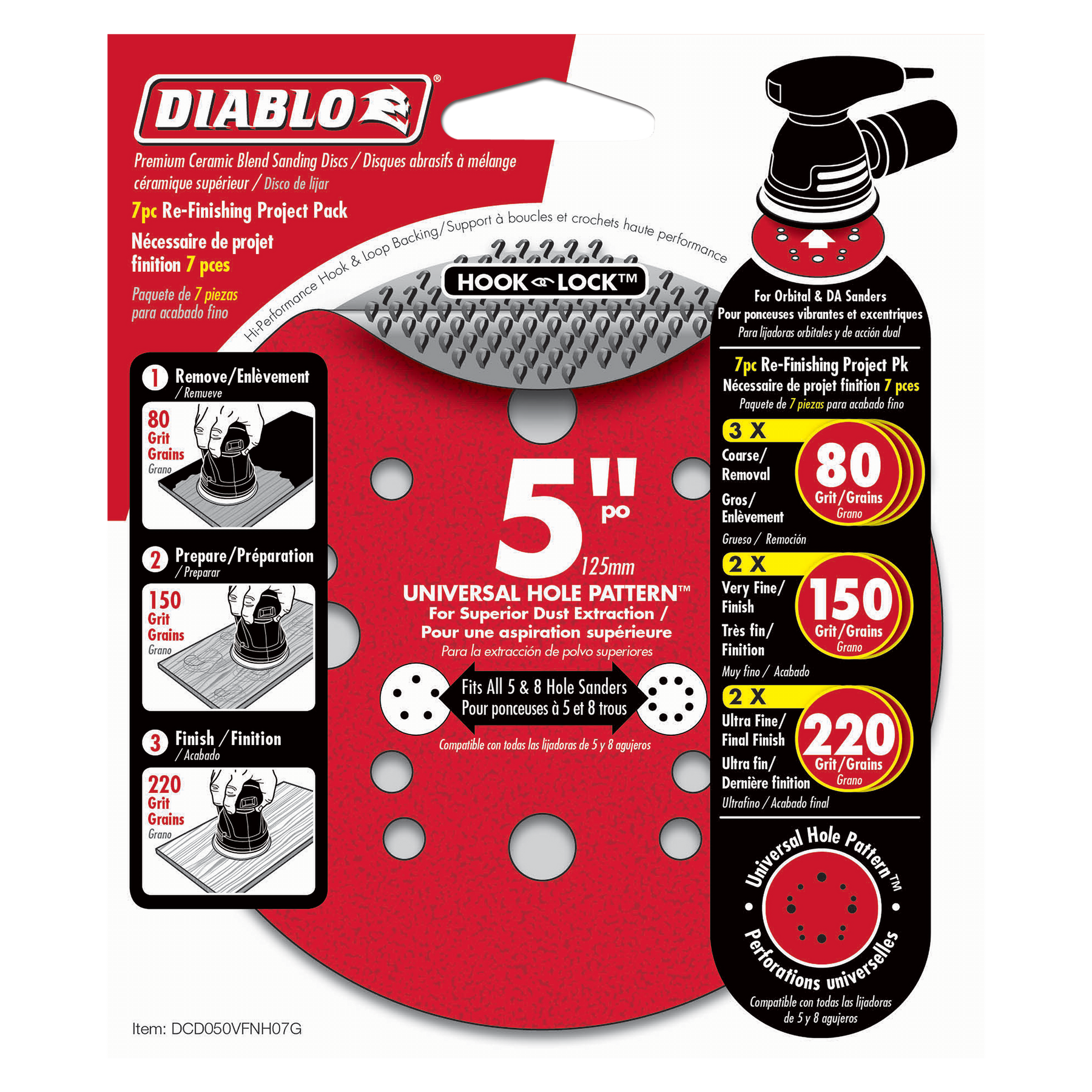 Diablo 5 in. ROS Hook & Lock™ Discs