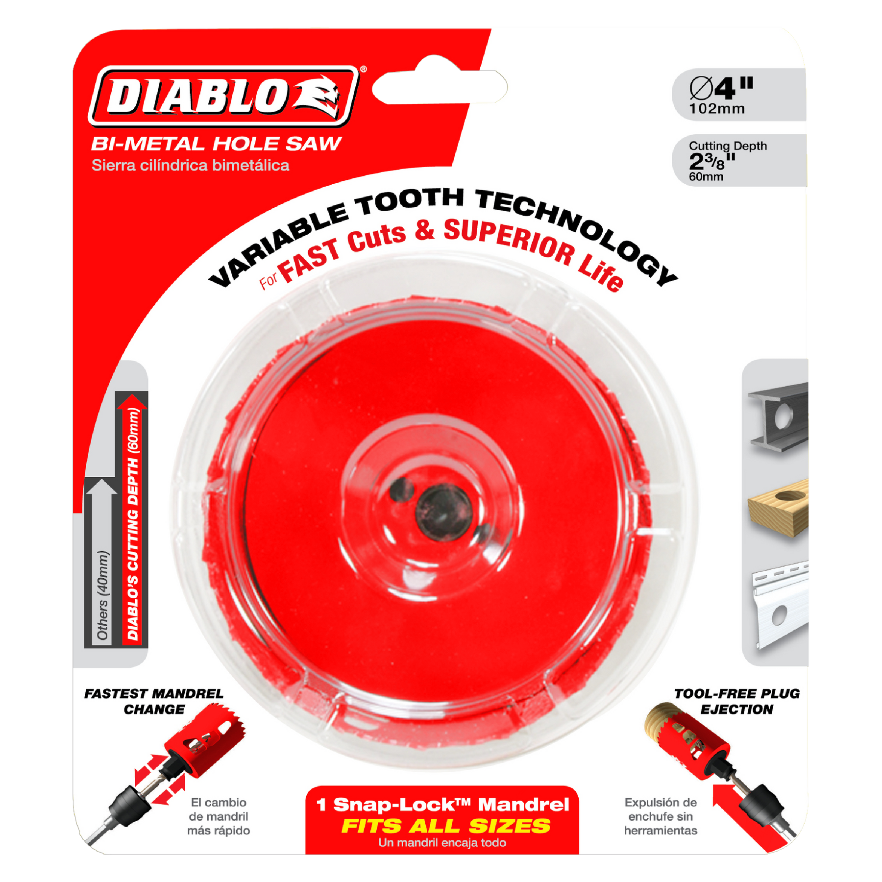 Diablo Bi-Metal Hole Saw