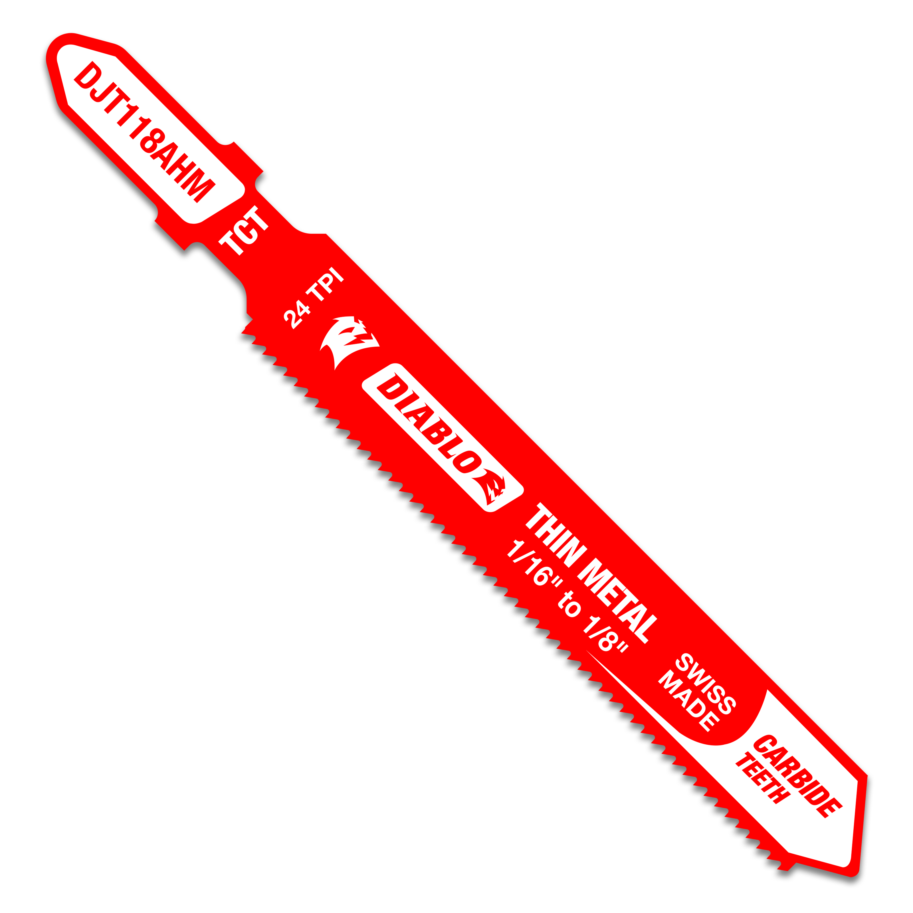 Diablo Carbide TShank Jig Saw Blade for Thin Metal JMP Wood