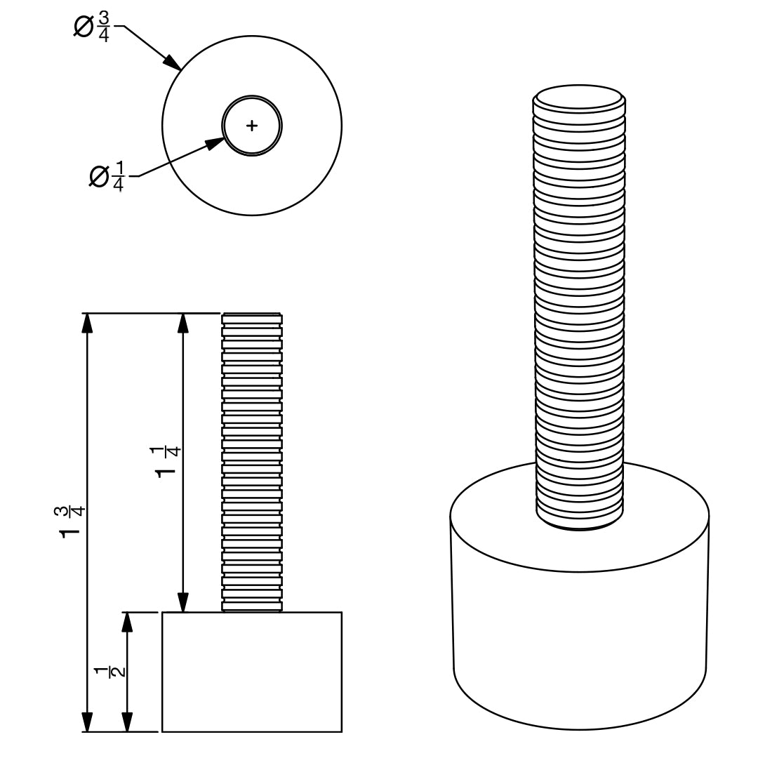 EZ Pin Dowels for Balusters