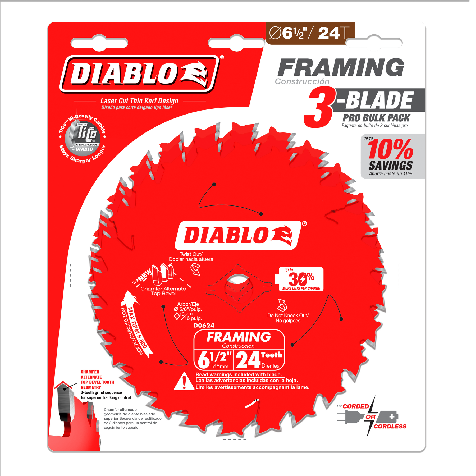Diablo Framing Trim Saw Blade