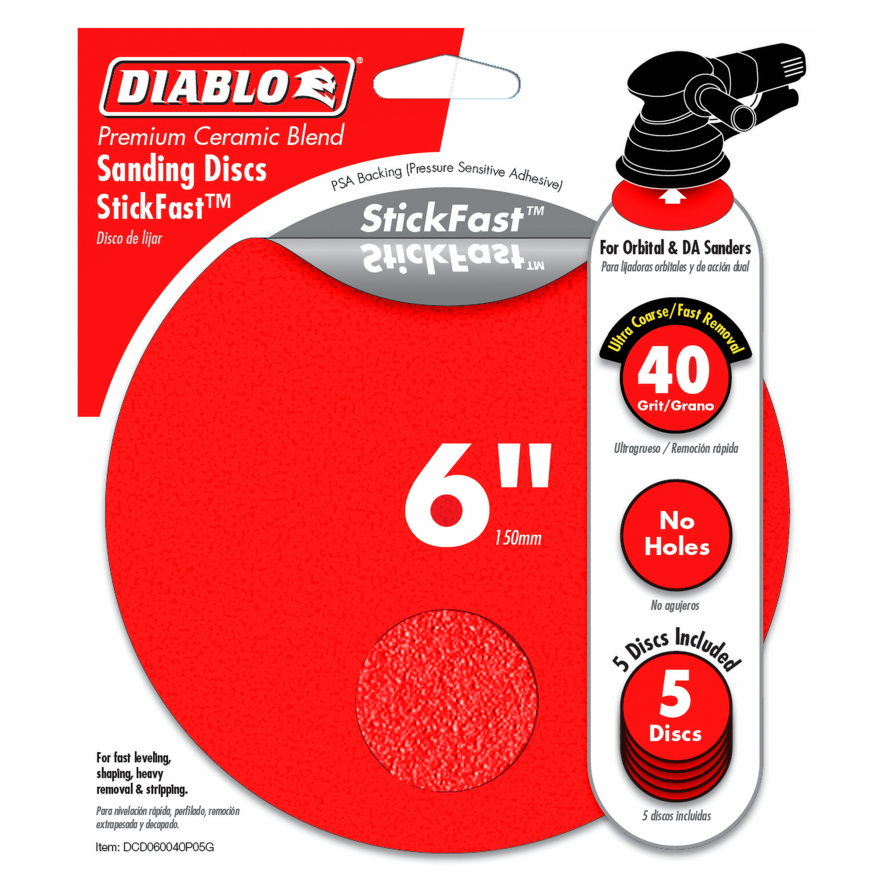 Diablo 6 in. ROS StickFast™ Discs