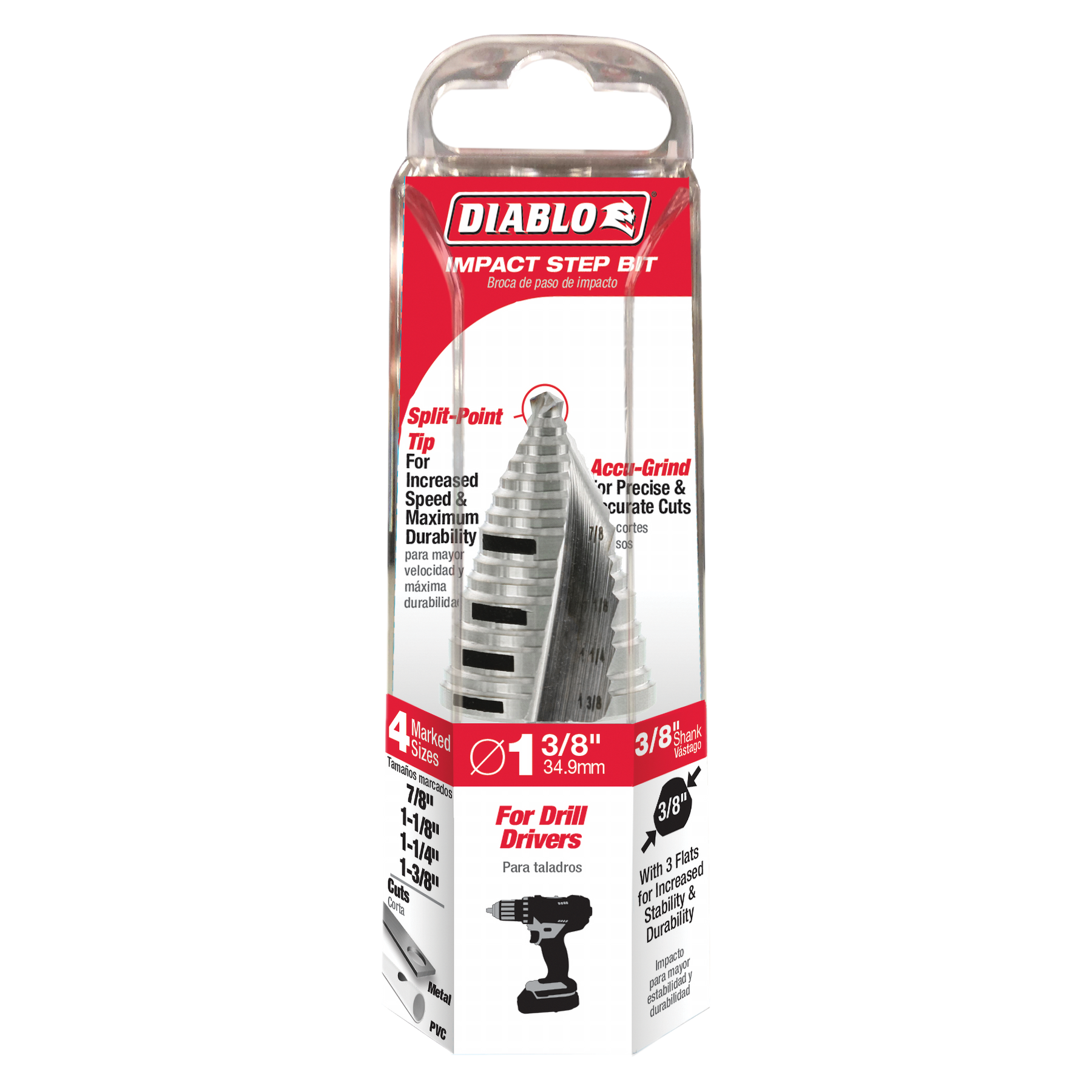 Diablo Impact Step Drill Bit