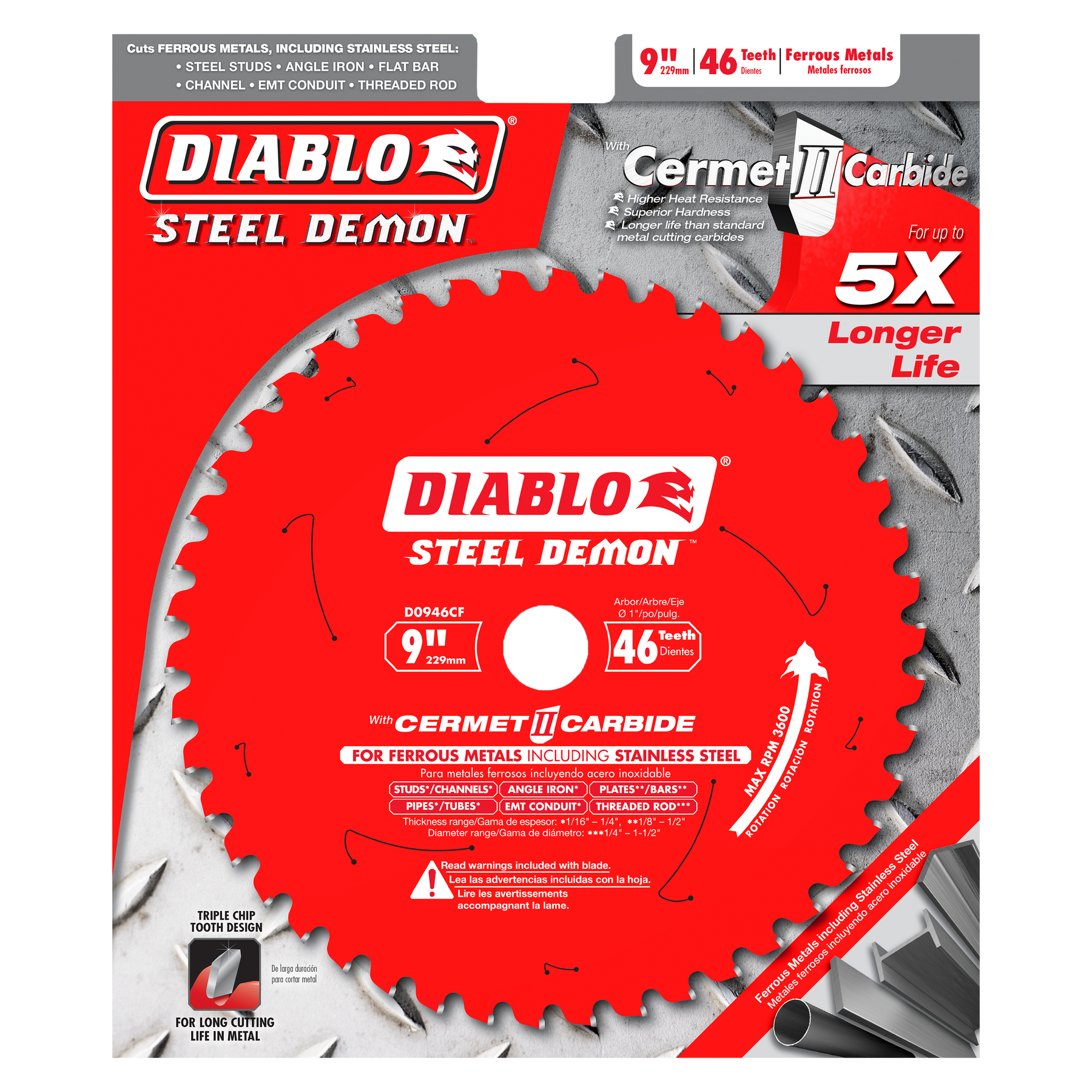 Diablo Steel Demon Carbide-Tipped Saw Blade for Medium Metal