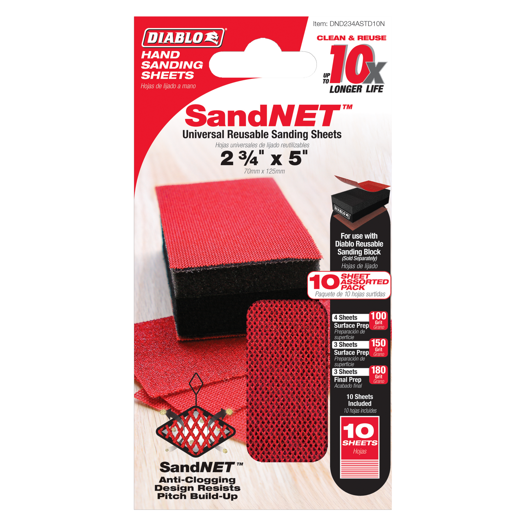 Diablo 2-3/4 in. x 5 in. SandNET™ Reusable Sanding Sheets