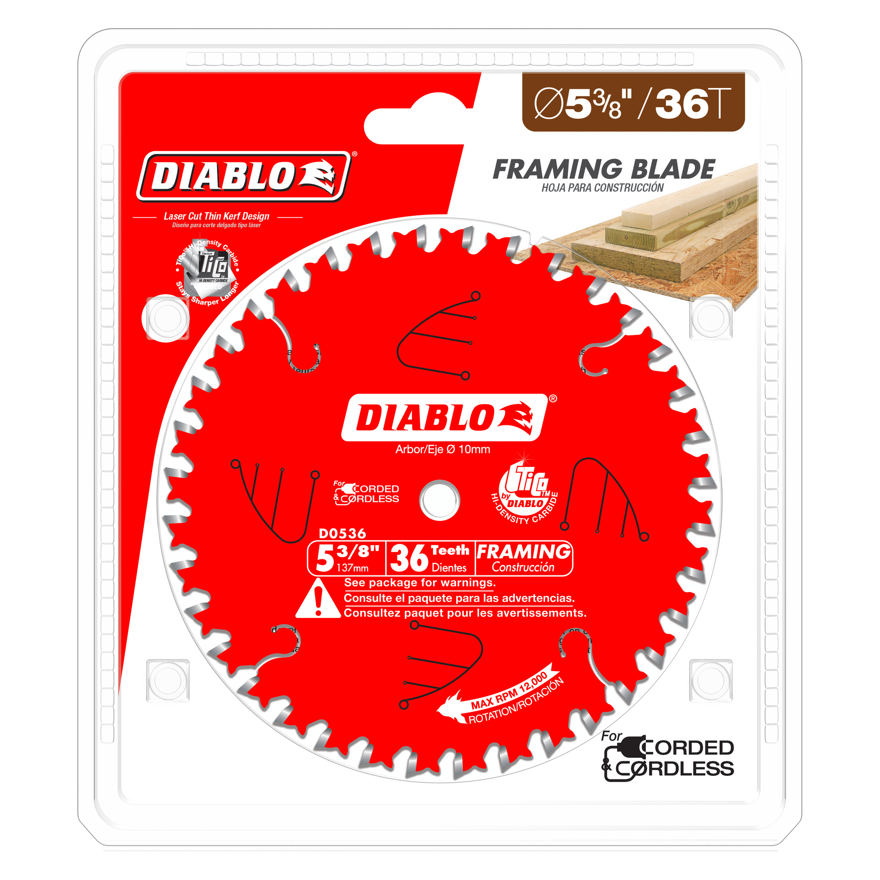 Diablo Finish Trim Saw Blade