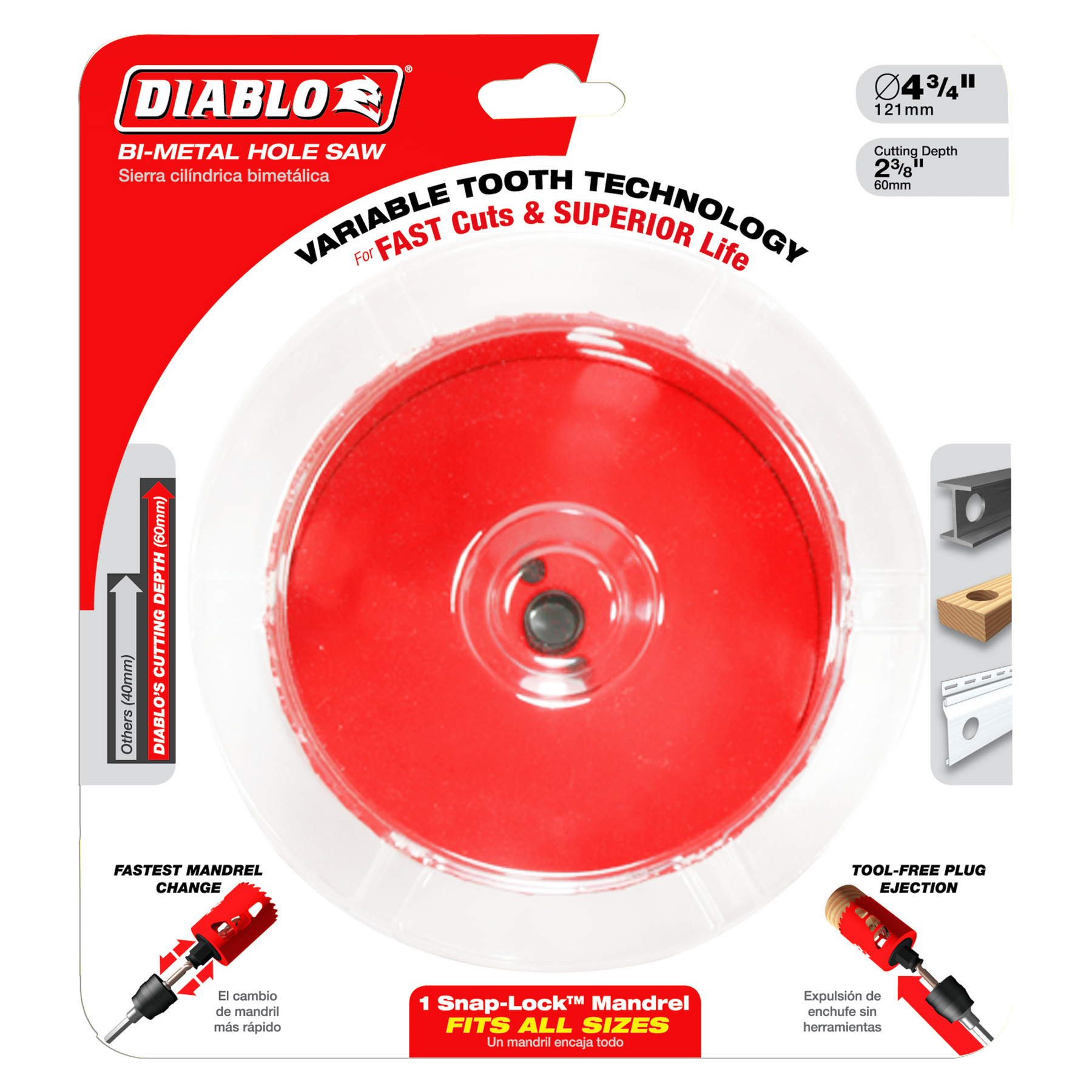 Diablo Bi-Metal Hole Saw