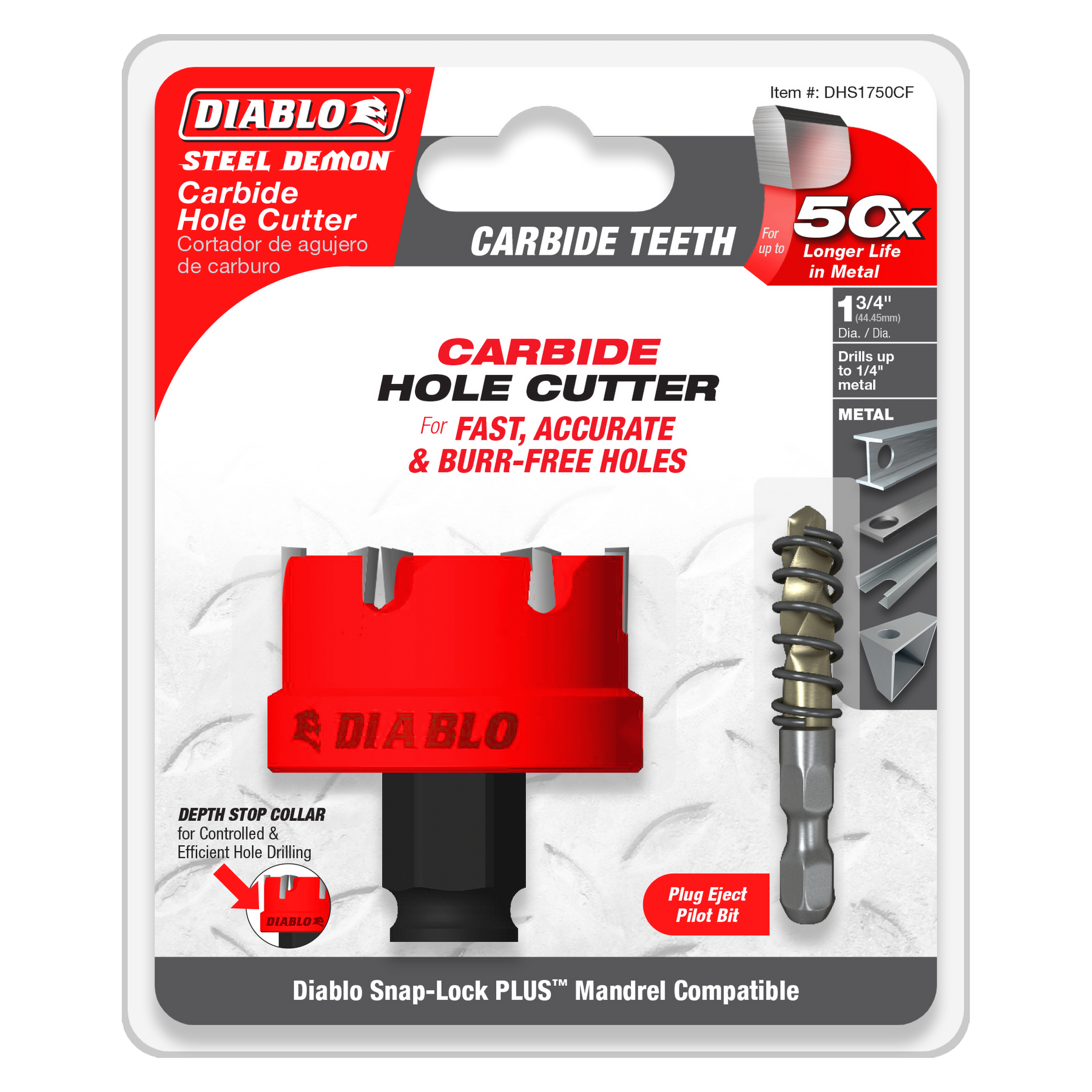 Diablo Steel Demon™ Carbide Teeth Hole Cutter