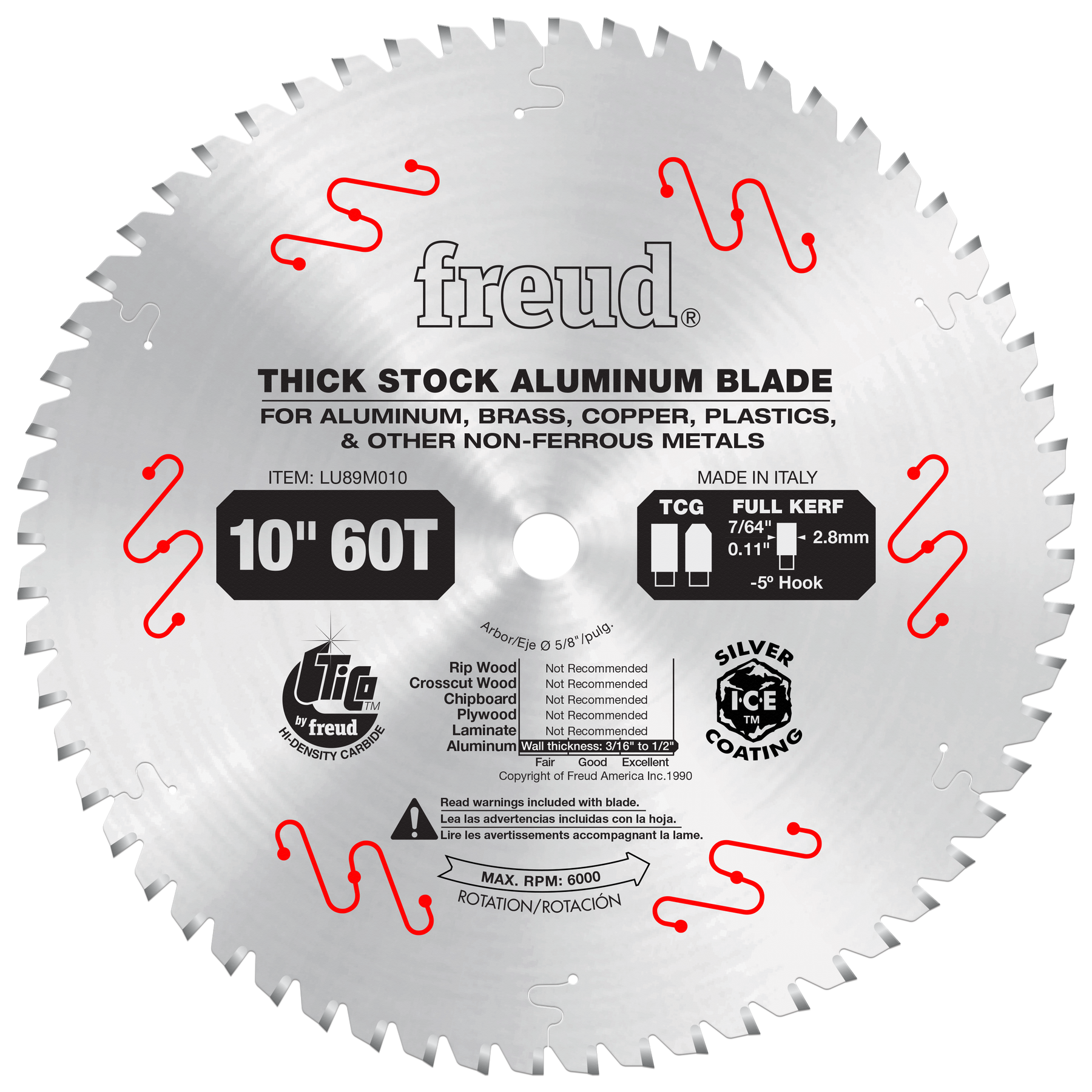 Freud Aluminum & Non-Ferrous (Thick) Saw Blades