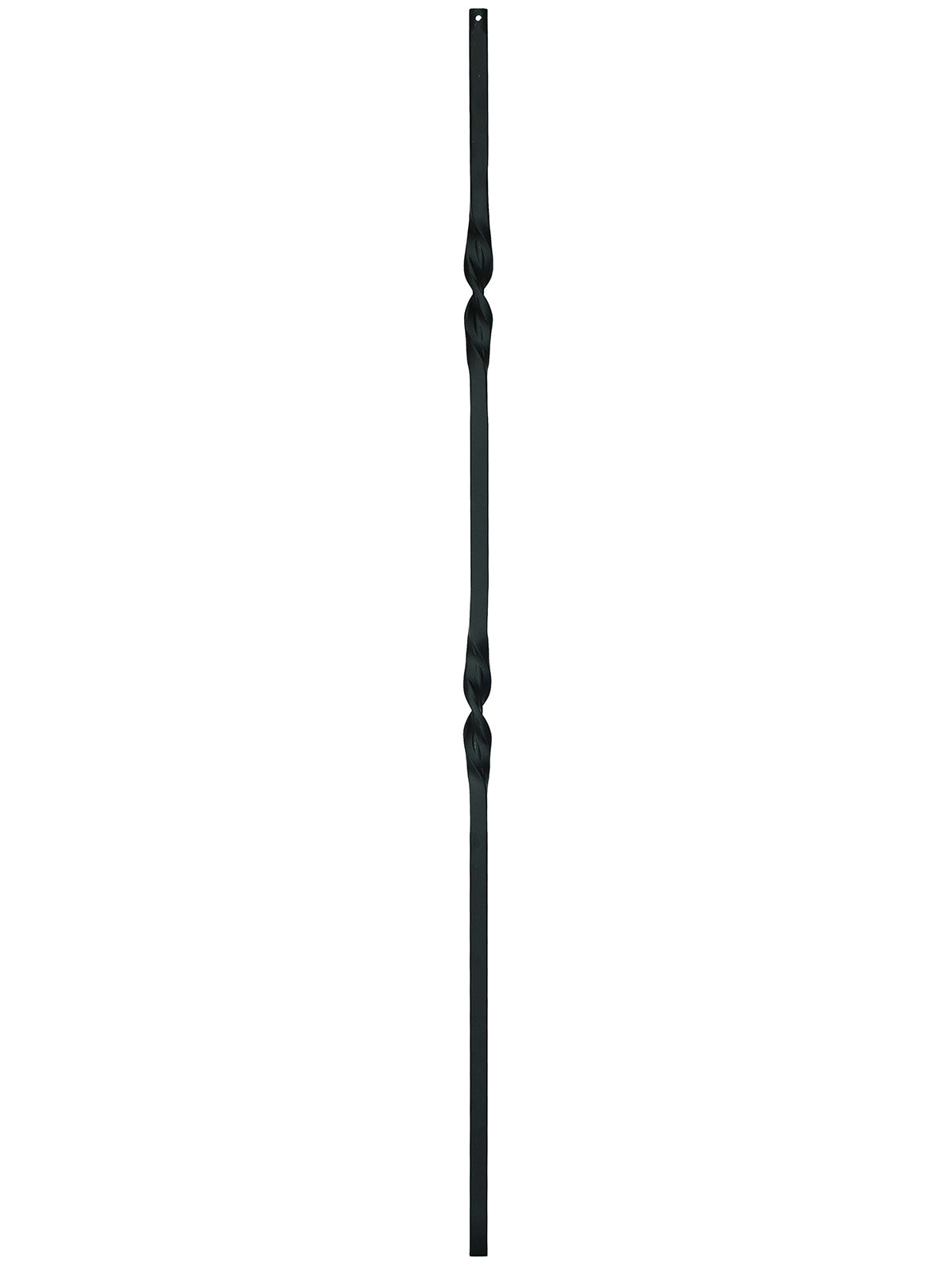 Iron Baluster 2G07 - 5/8" Square - Double Ribbon