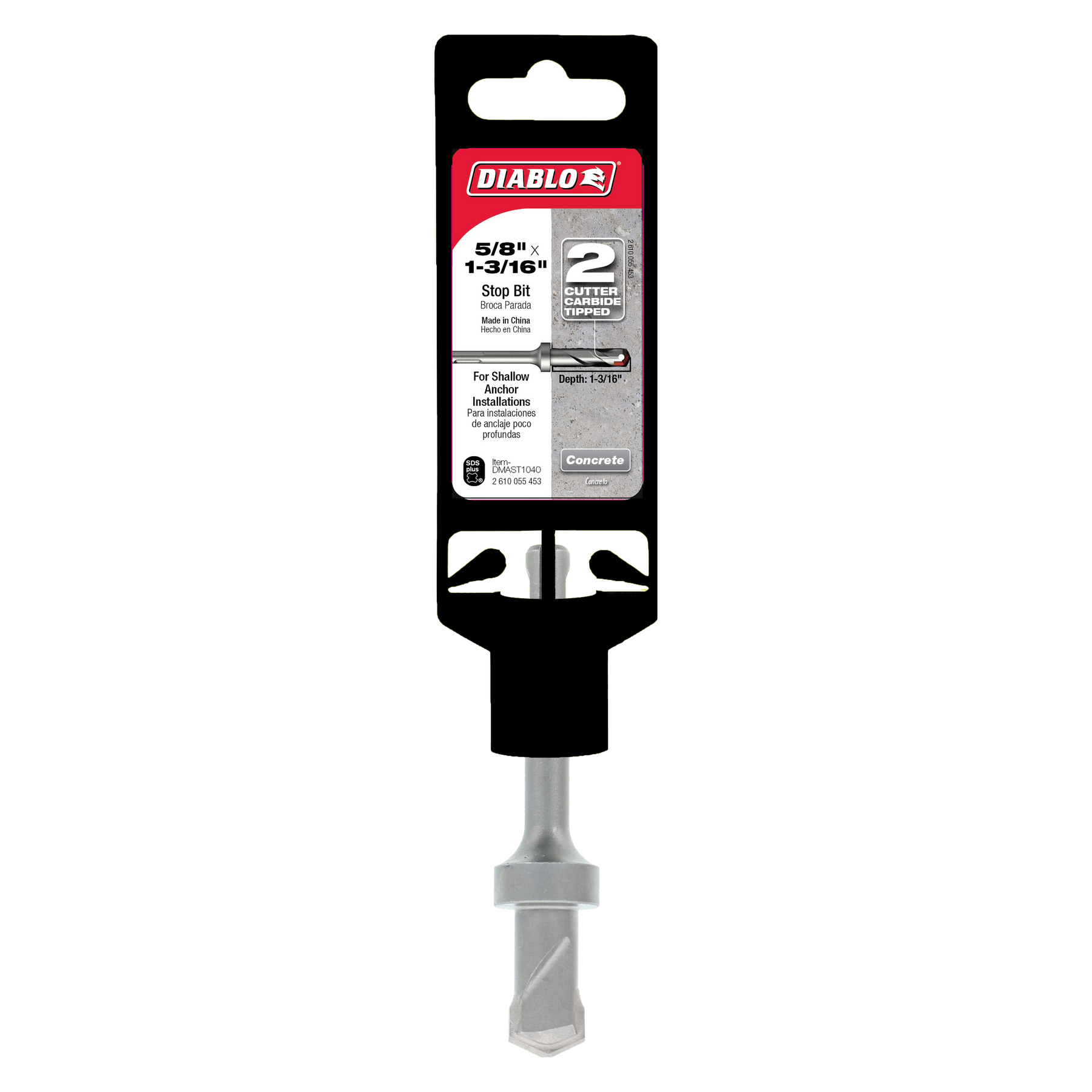 Diablo SDS-Plus 2-Cutter Stop Bit