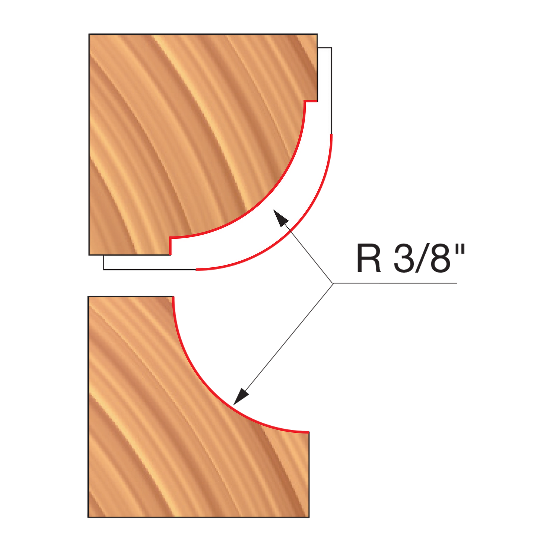 Freud Combination Convex & Concave Cutters Cutterheads