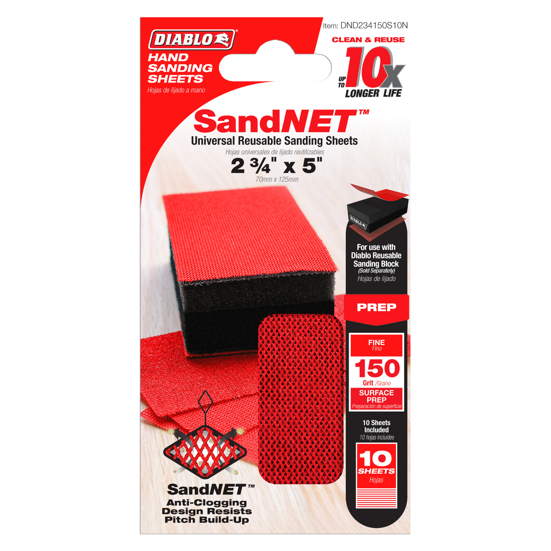 Diablo 2-3/4 in. x 5 in. SandNET™ Reusable Sanding Sheets