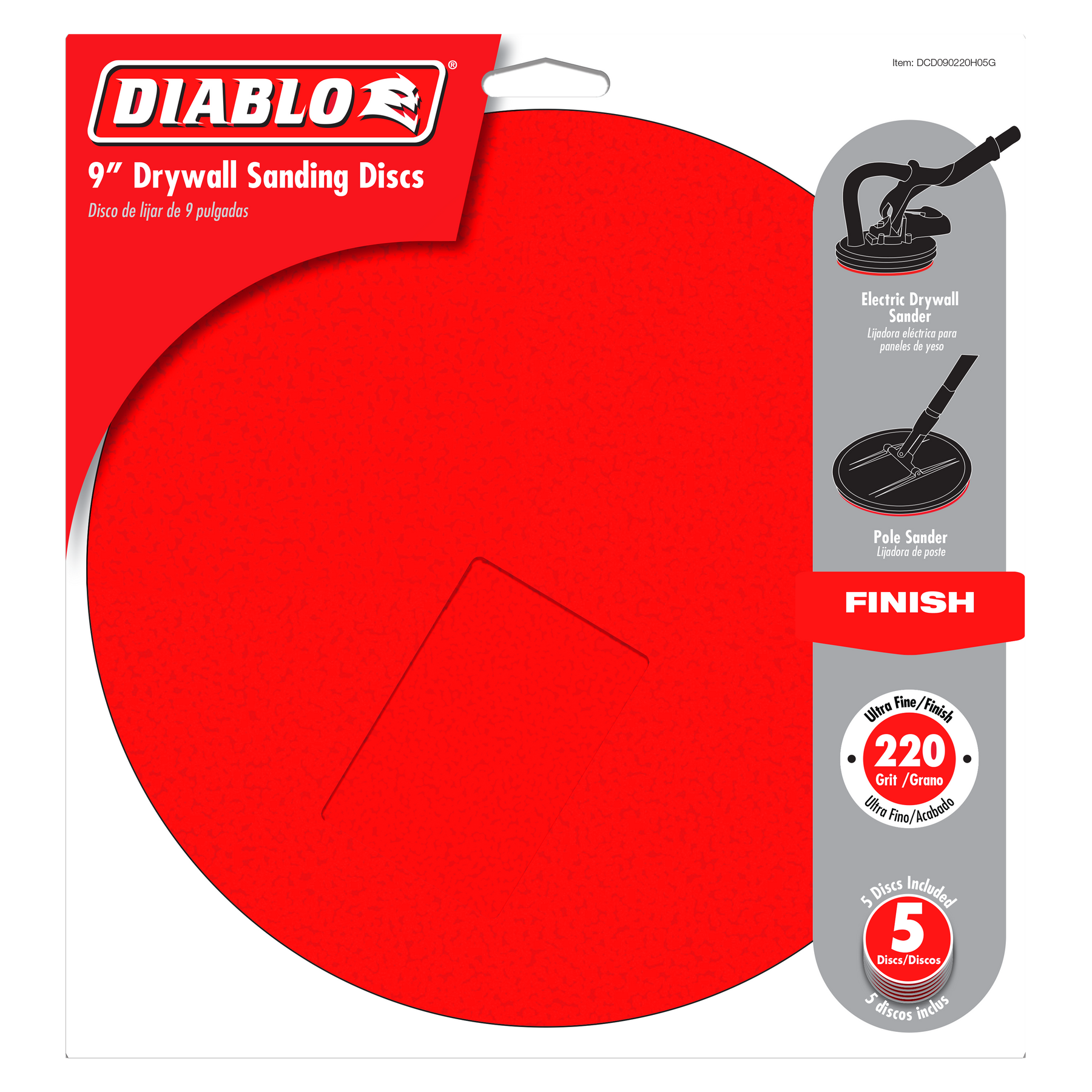 Diablo 9 in. Drywall ROS Hook & Lock™ Discs