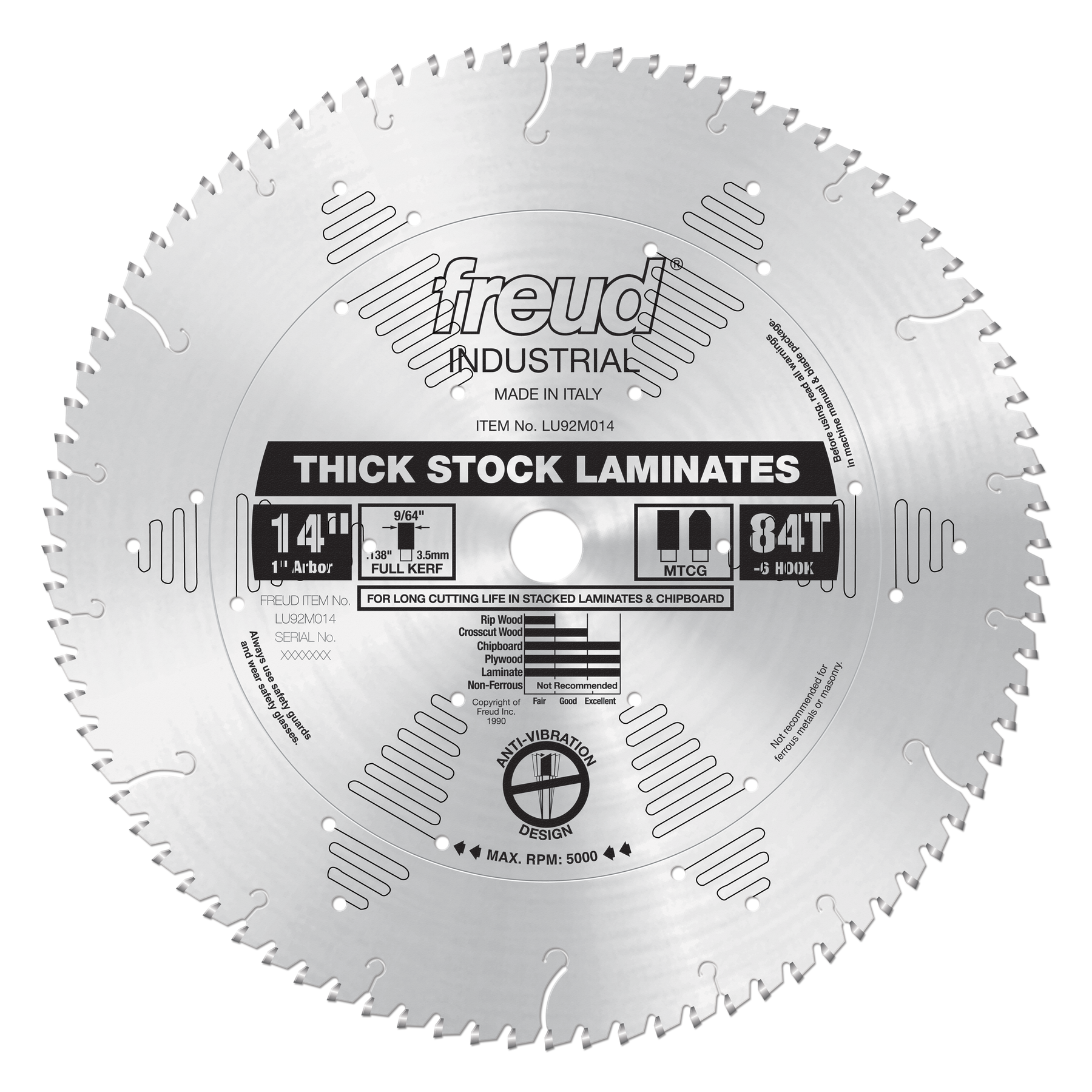 Freud Thick-Stock Laminate Saw Blades