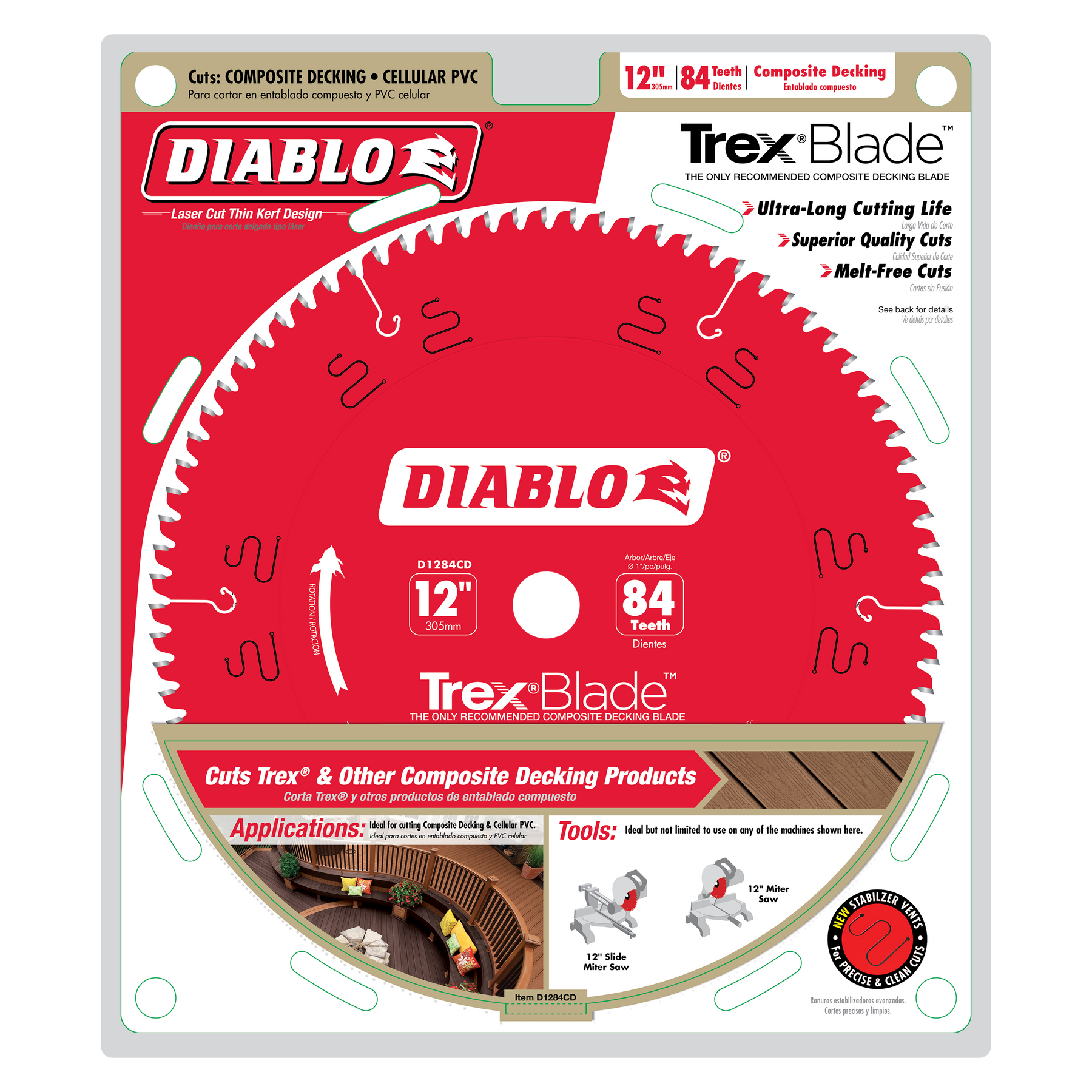 Diablo Composite Material/Plastics TrexBlade