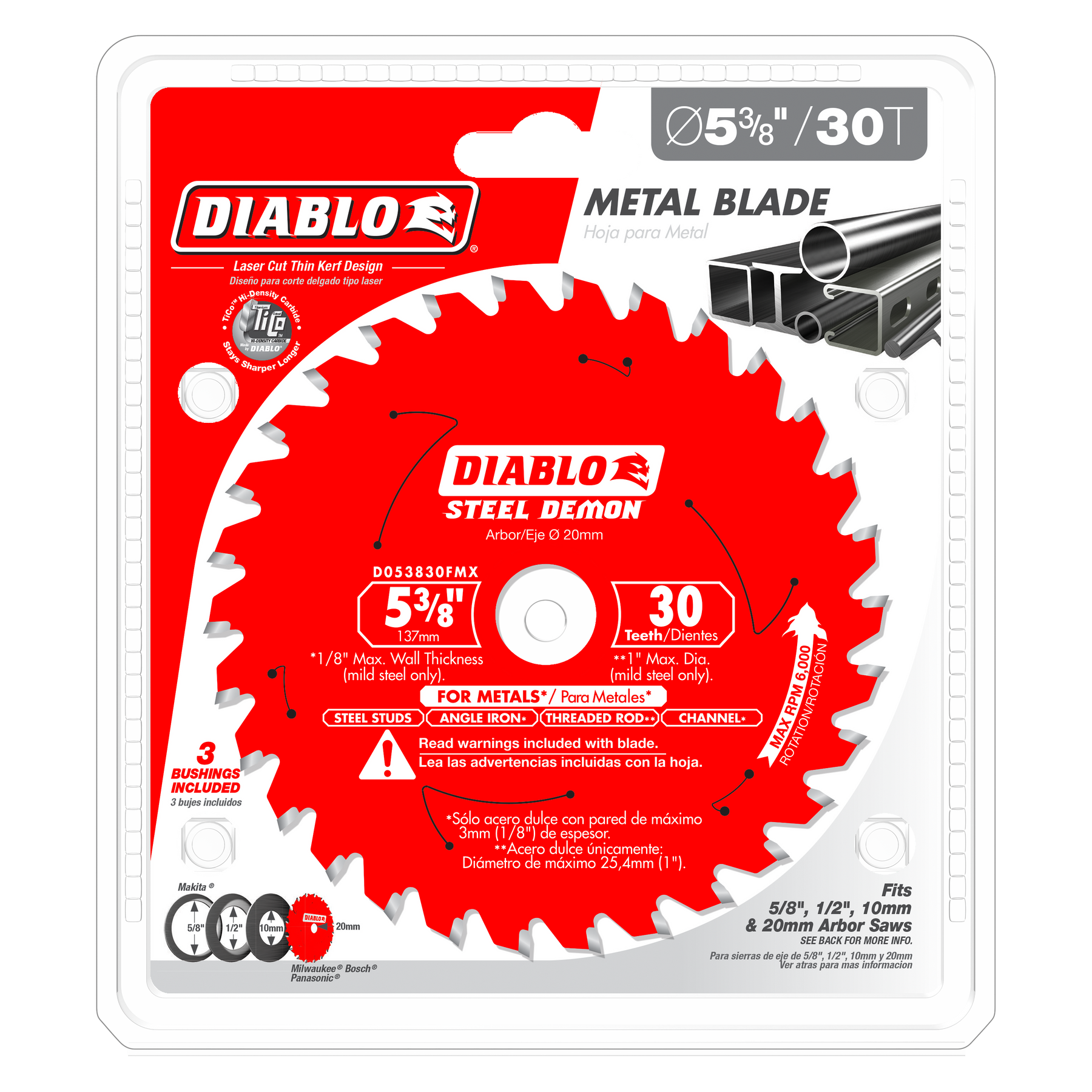 Diablo Steel Demon Carbide-Tipped Saw Blade for Medium Metal