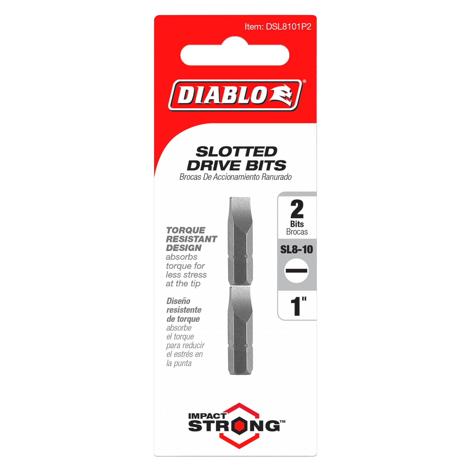 Diablo Slotted Drive Bits