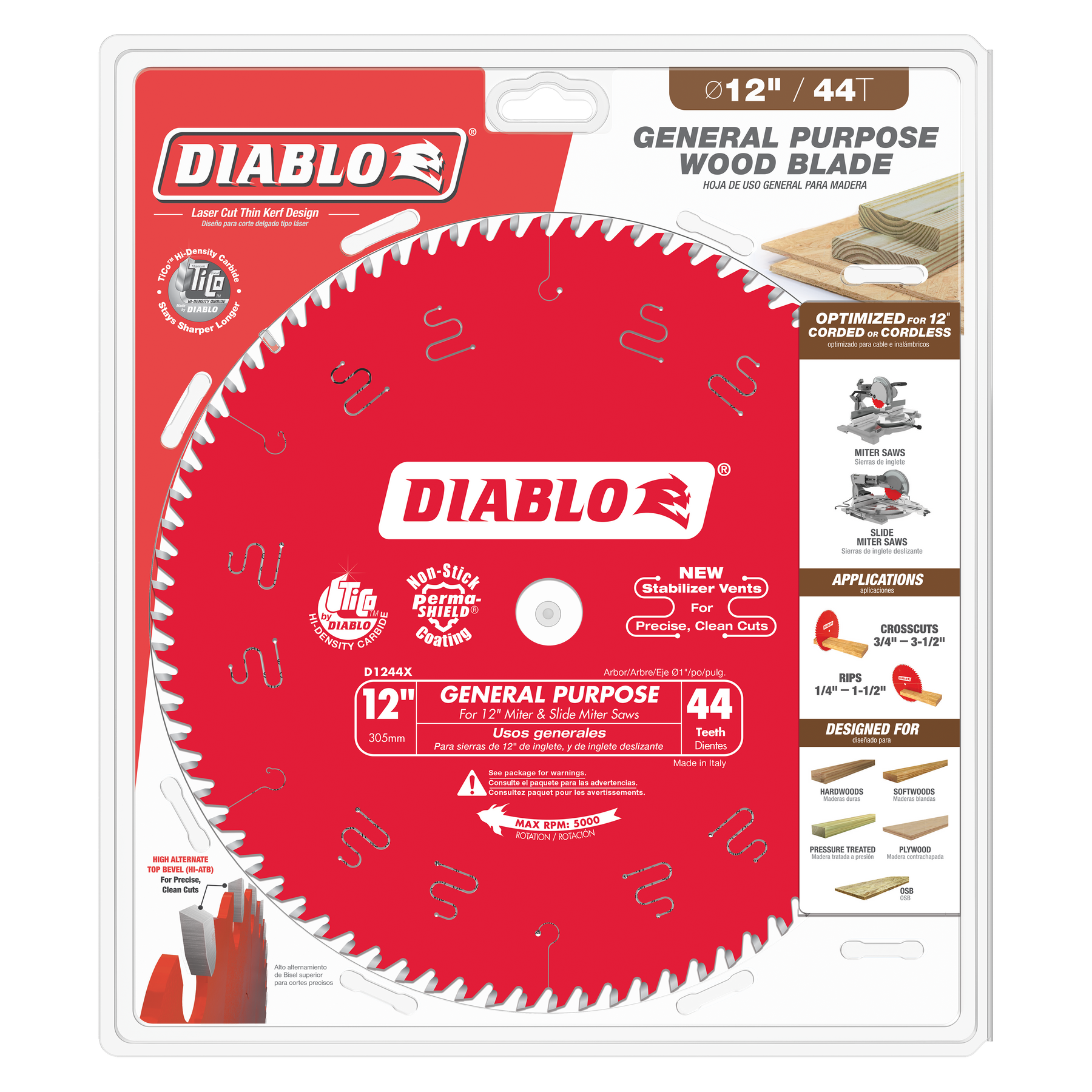 Diablo General Purpose Slide Miter Saw Blade