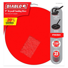 Diablo 9 in. Drywall ROS Hook & Lock™ Discs