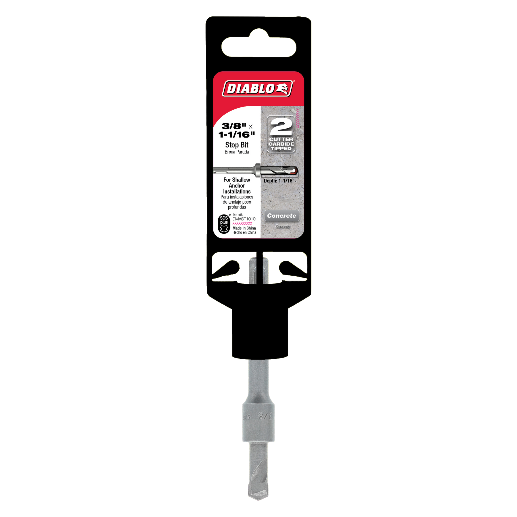 Diablo SDS-Plus 2-Cutter Stop Bit