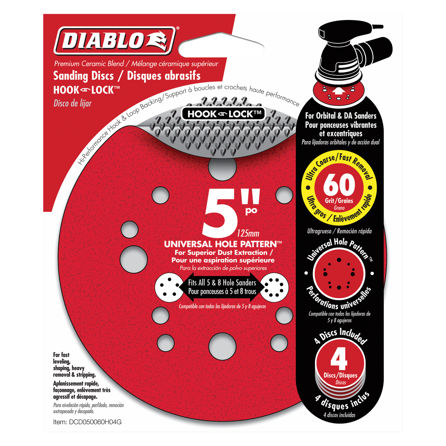 Diablo 5 in. ROS Hook & Lock™ Discs