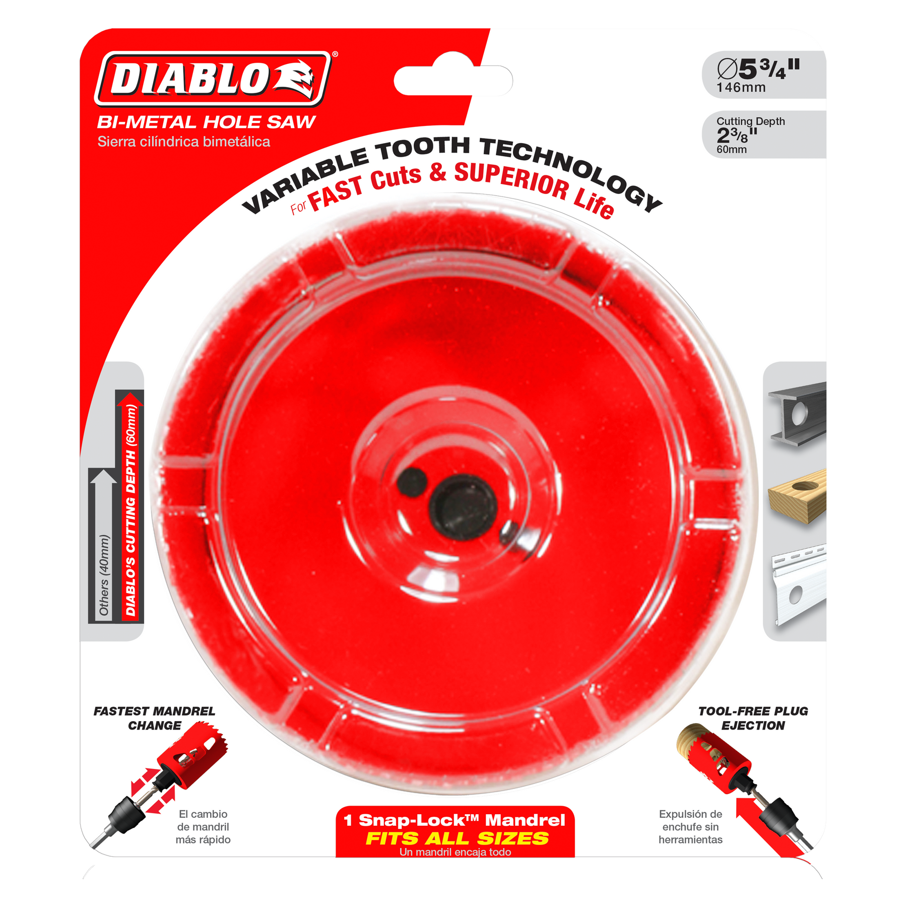 Diablo Bi-Metal Hole Saw