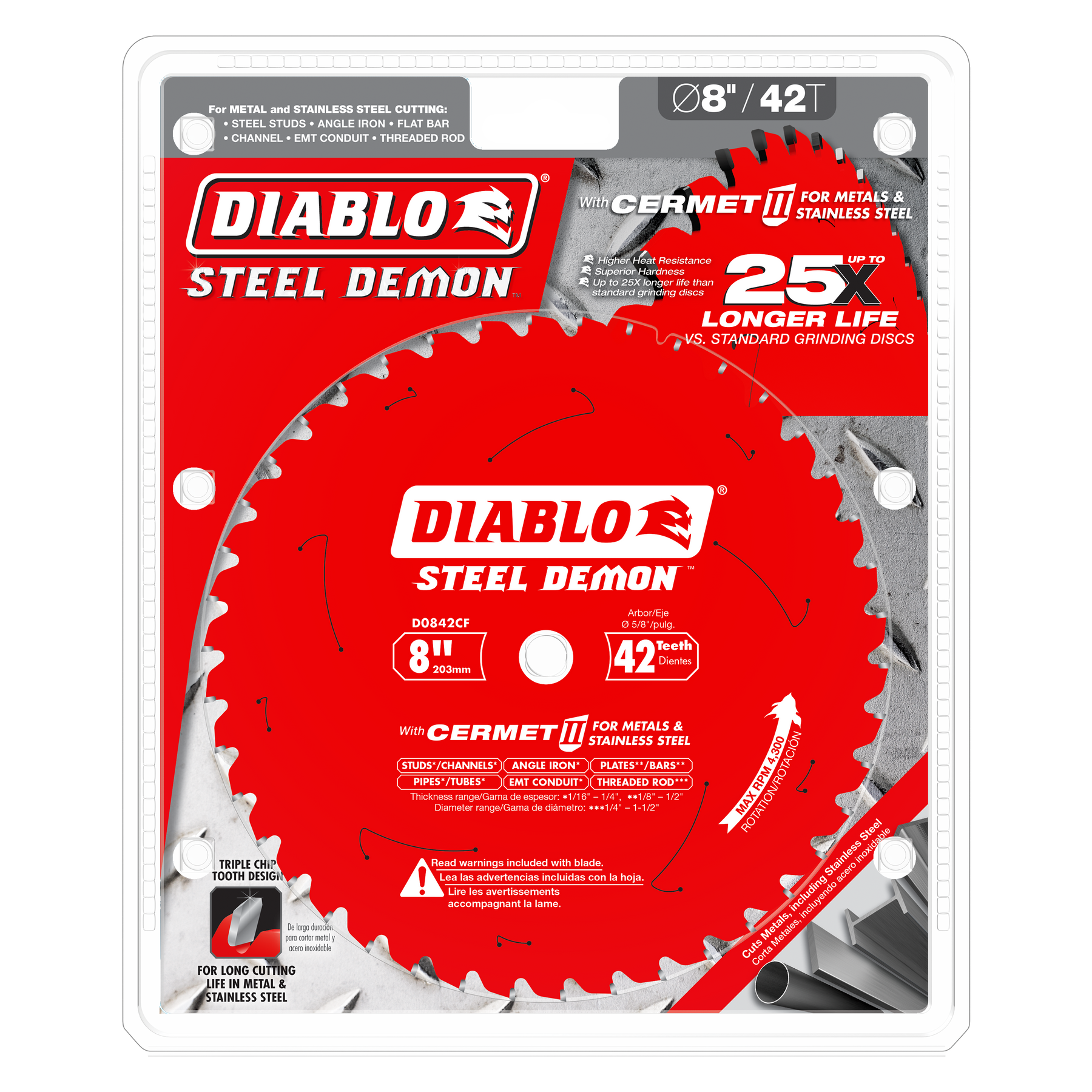 Diablo Steel Demon Carbide-Tipped Saw Blade for Thick Metal