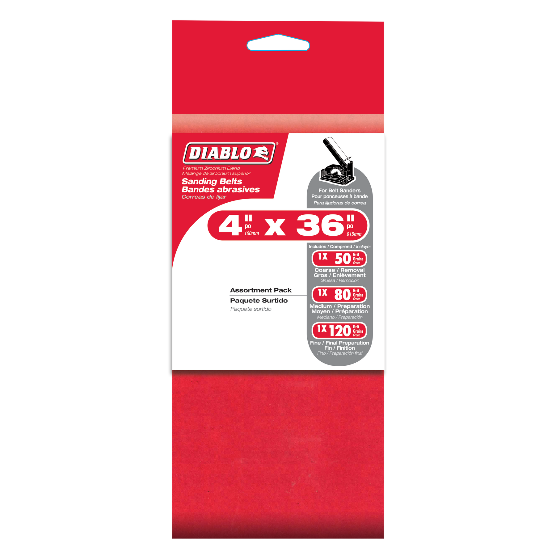 Diablo 4 in. x 36 in. Sanding Belt