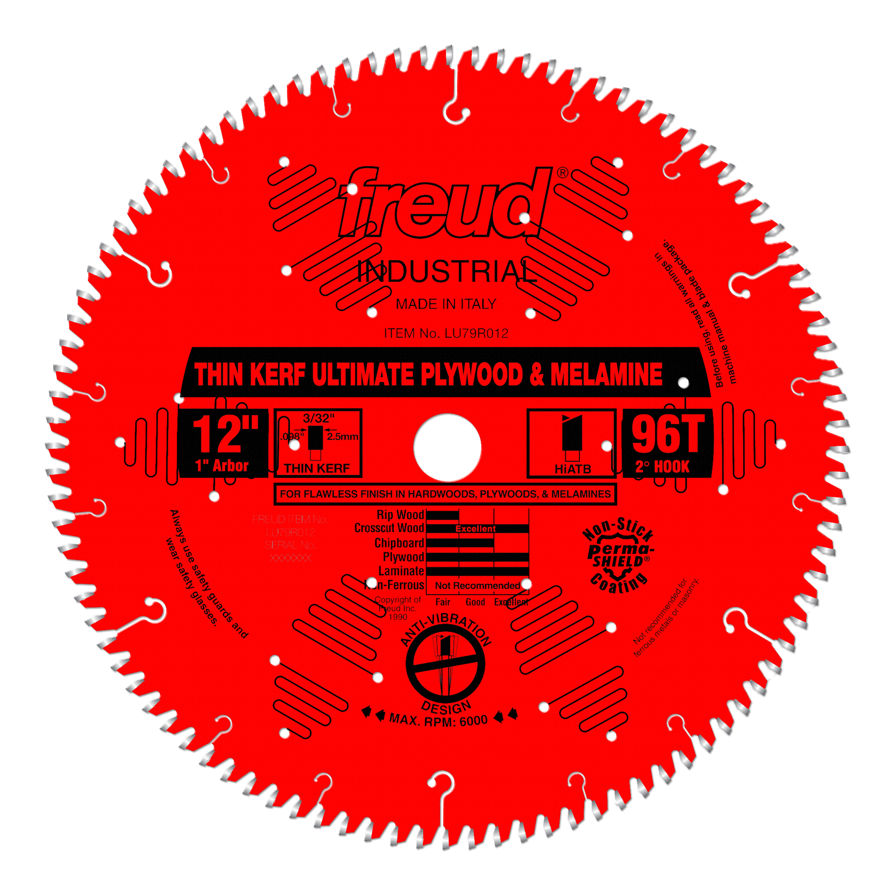 Freud Ultimate Plywood & Melamine (Thin Kerf) Saw Blades
