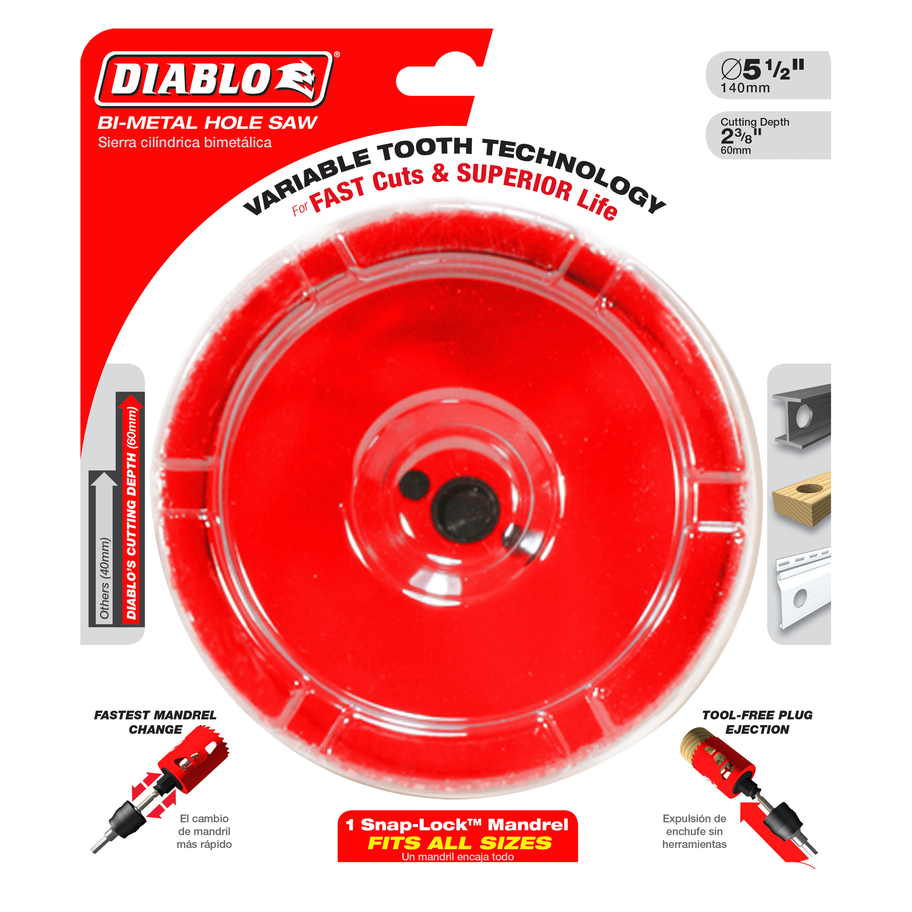 Diablo Bi-Metal Hole Saw