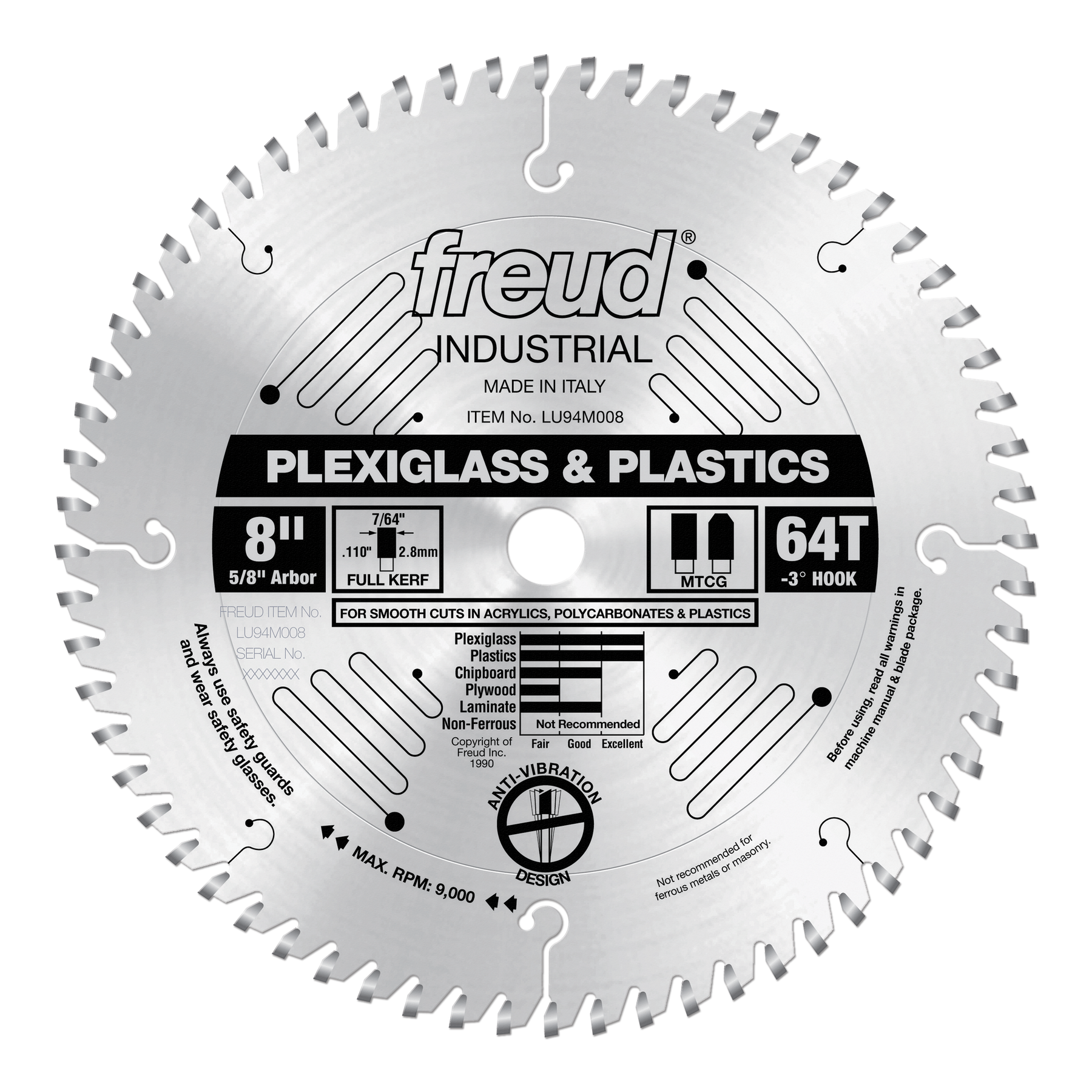 Freud Plastics Saw Blades