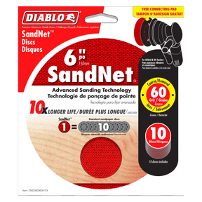 Diablo 6 in. SandNET™ Discs with Connection Pad