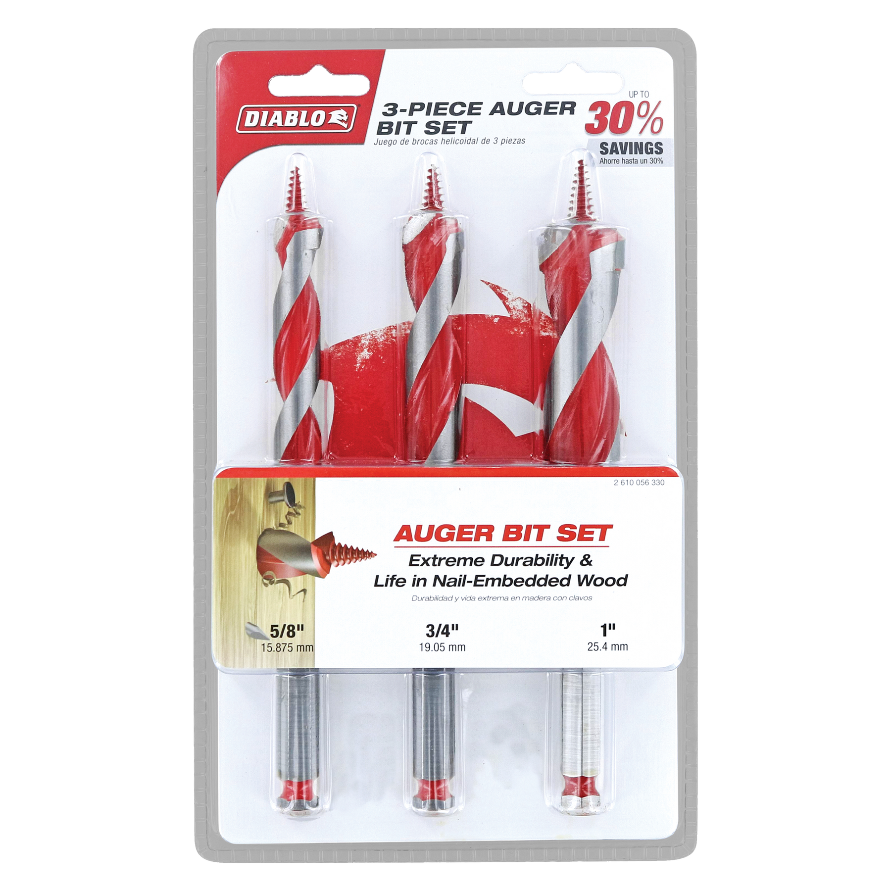 Diablo Auger Bit Set