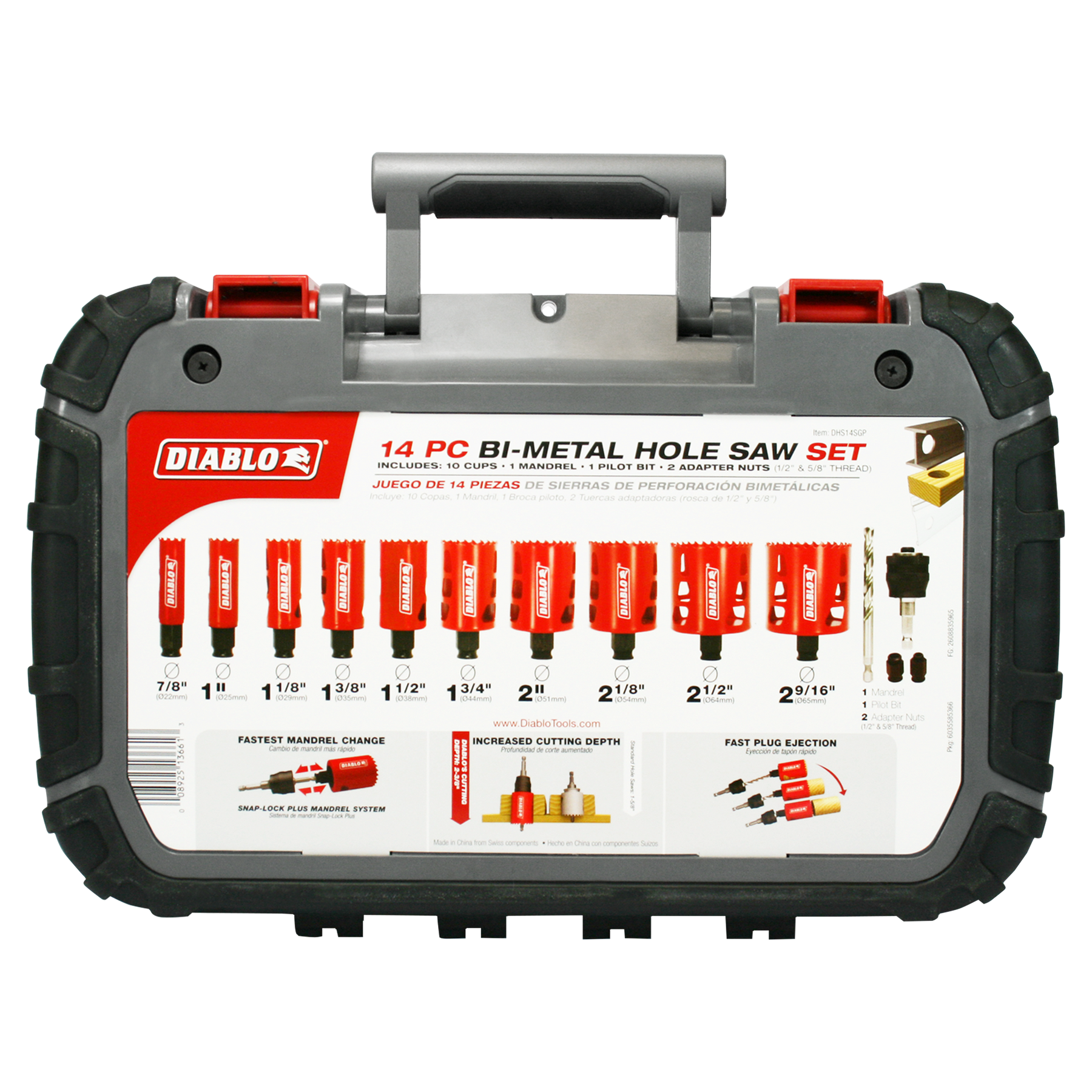 Diablo Bi-Metal Hole Saw Set