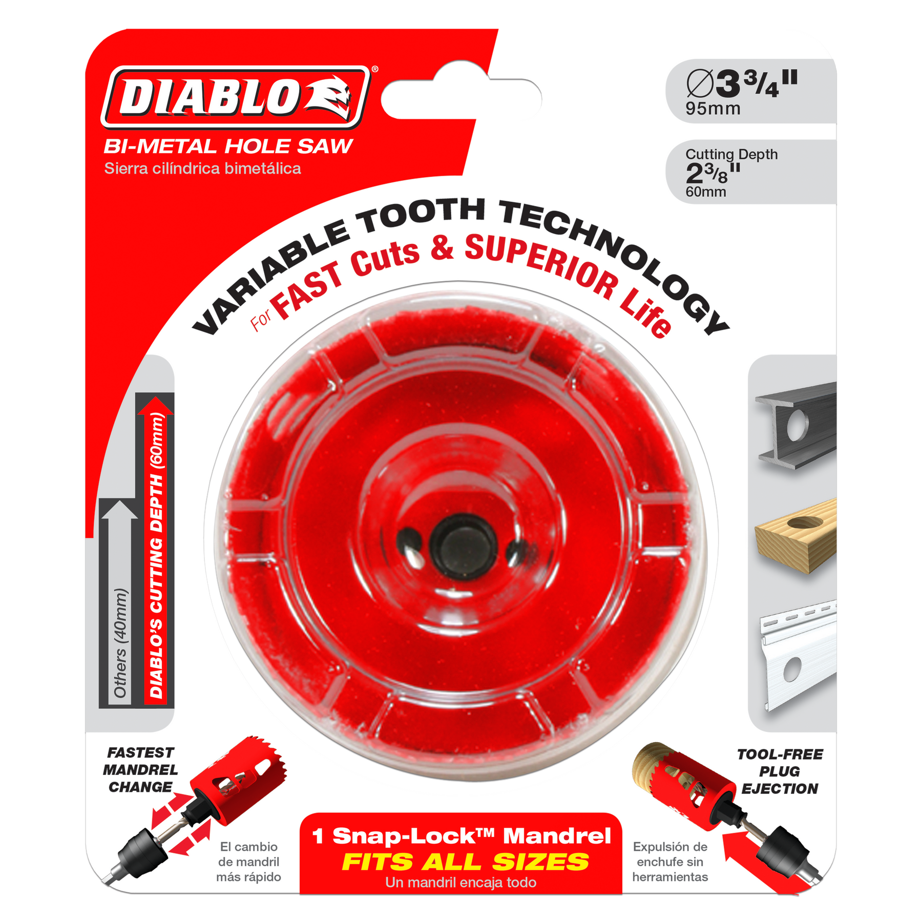 Diablo Bi-Metal Hole Saw