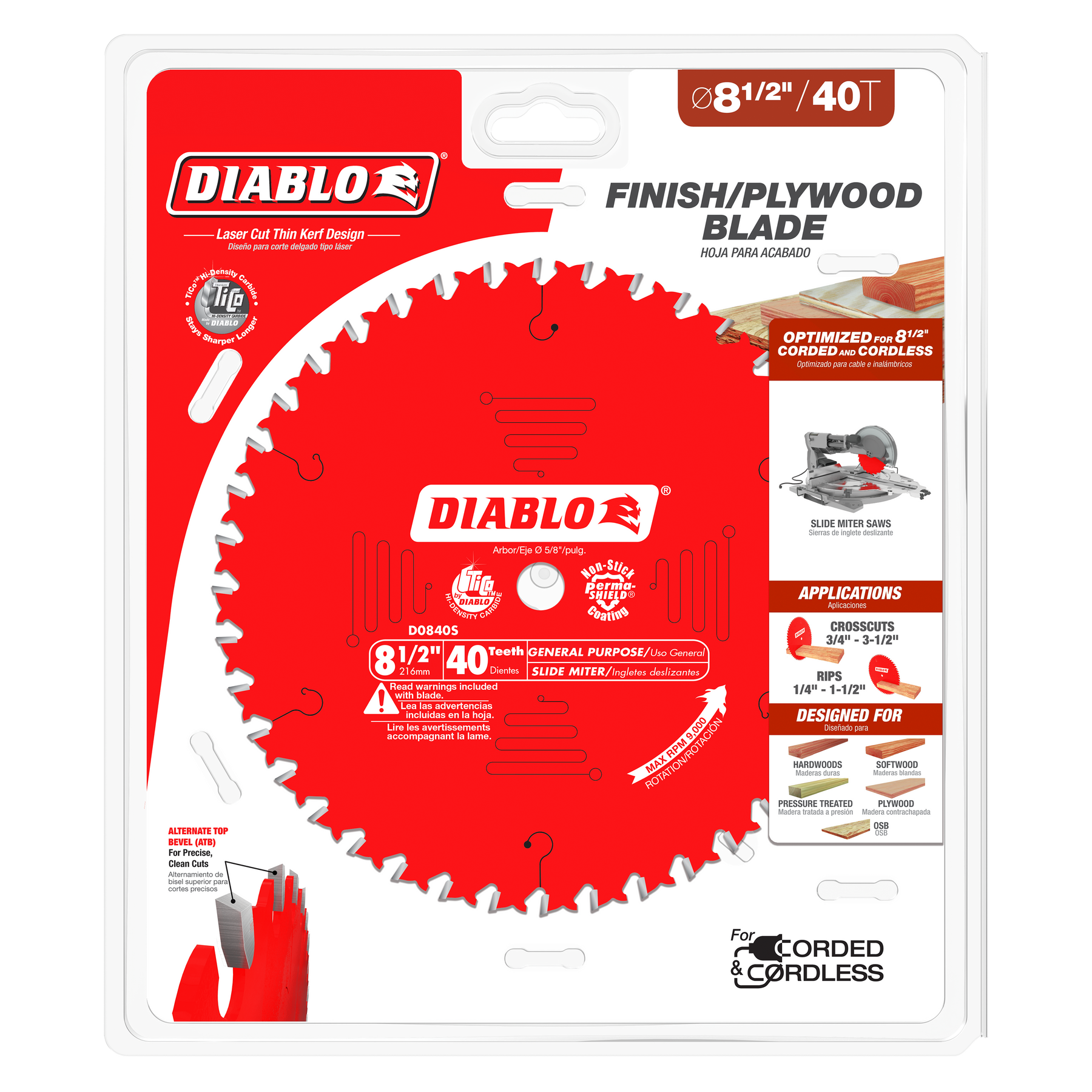 Diablo General Purpose Slide Miter Saw Blade