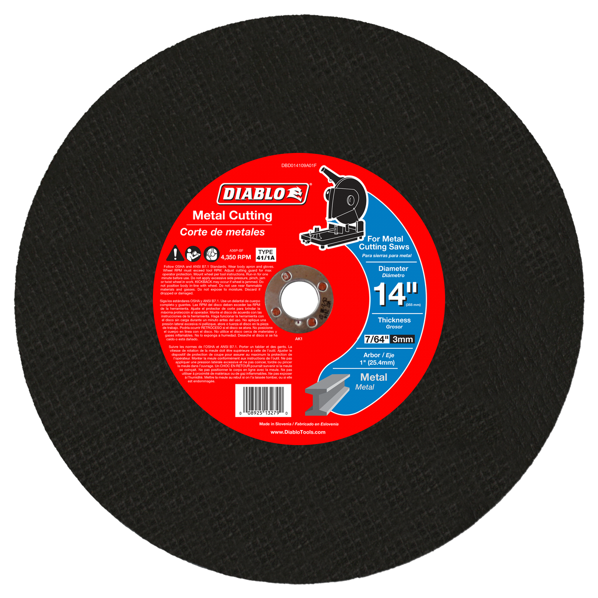 Diablo Metal Cut Off Disc