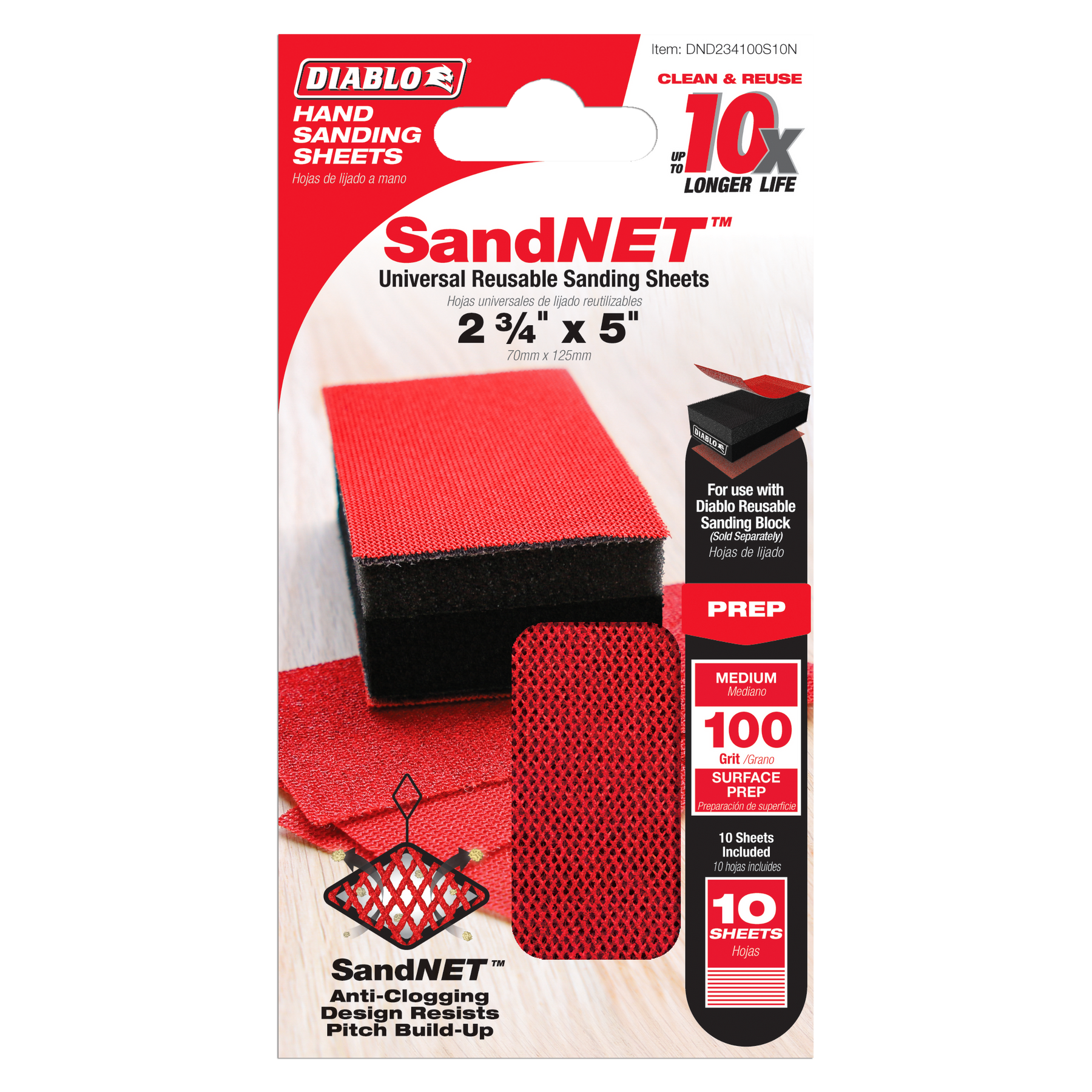 Diablo 2-3/4 in. x 5 in. SandNET™ Reusable Sanding Sheets