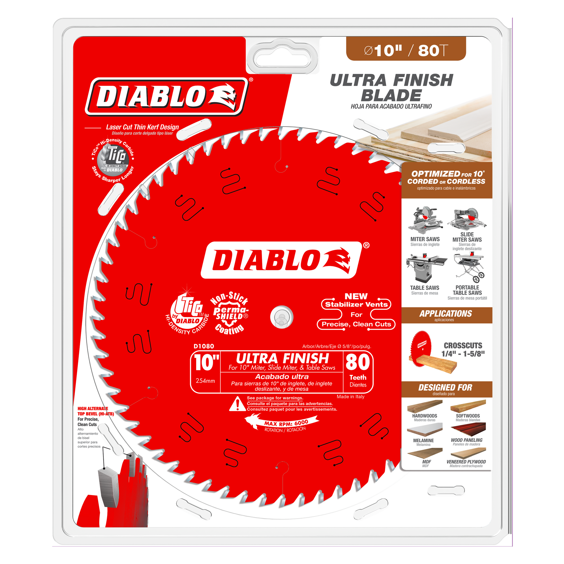 Diablo Ultra Finish Saw Blade