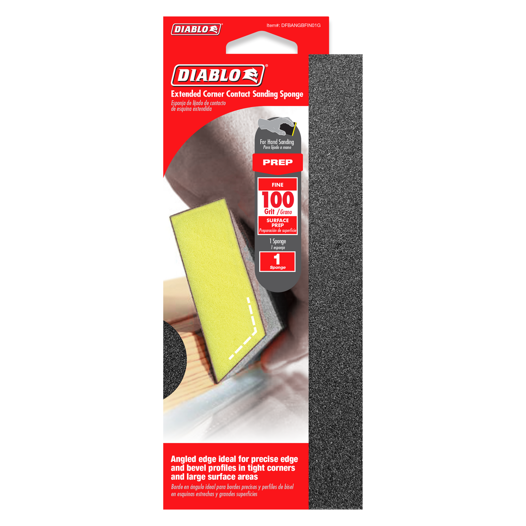 Diablo Extended Corner Contact Sanding Sponge